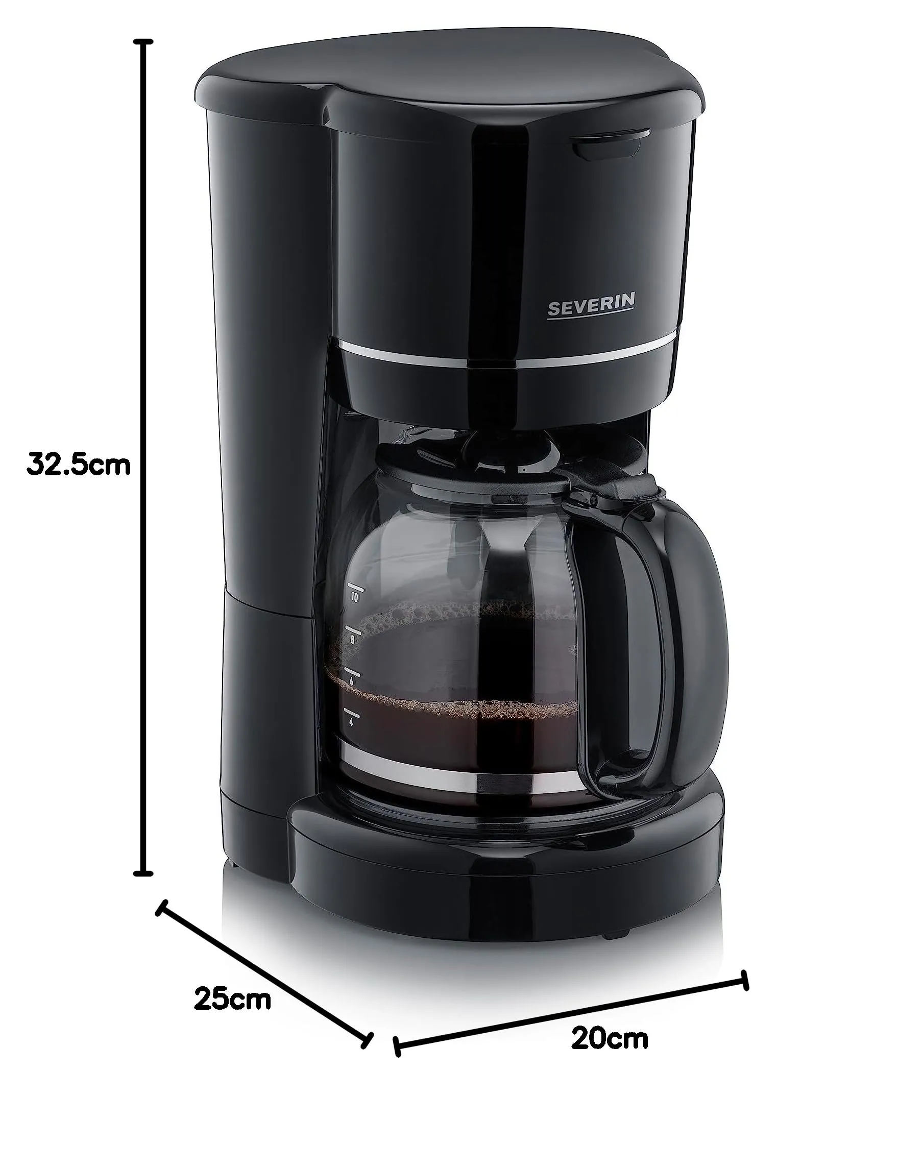 Severin Macchina Caffè Americano con Filtro Permanente, 10 Tazze, KA 4320 - immagine 6