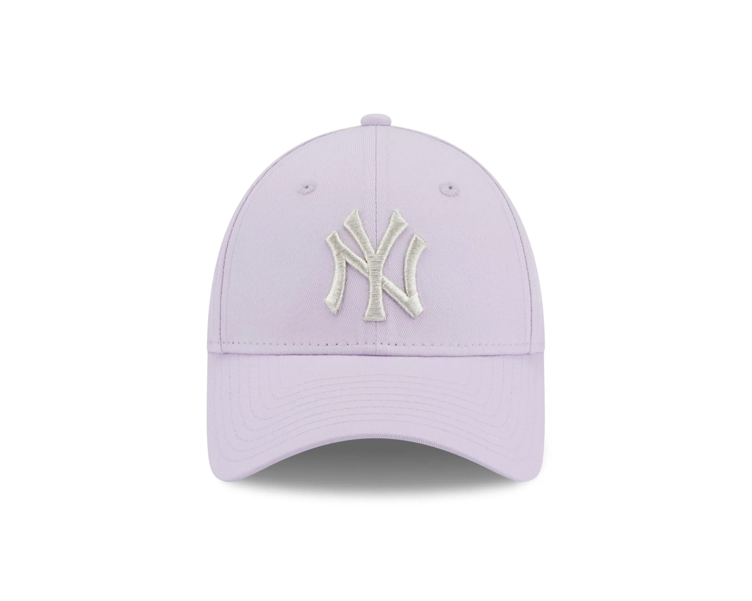 New Era York Yankees MLB Metallic Logo 9Forty Adjustable Women's Cap - Light Purple - immagine 2