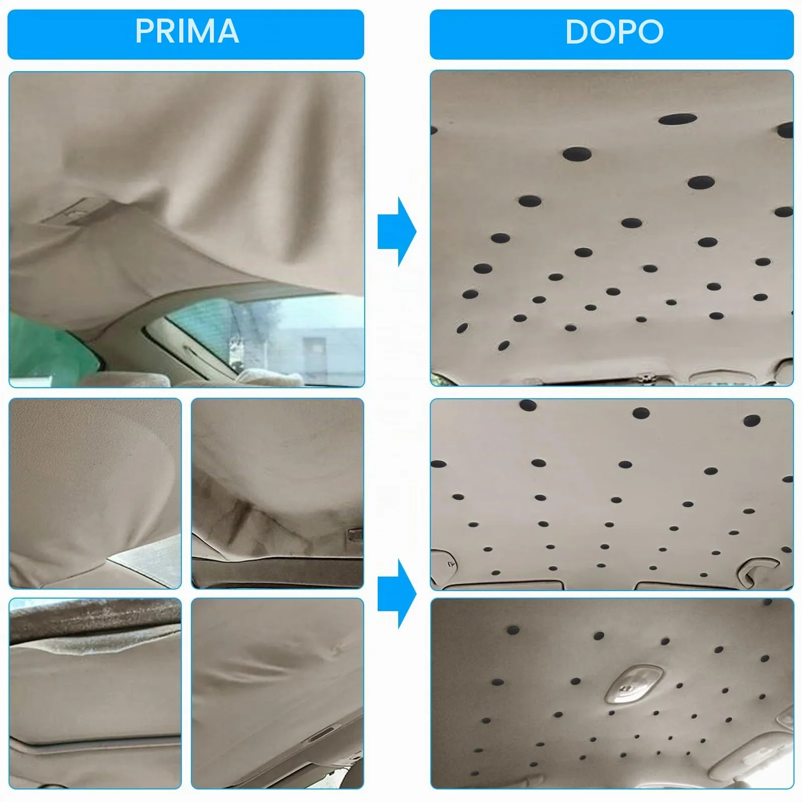 Zocipro Kit Riparazione Cielo Auto, 65 Pezzi - immagine 6