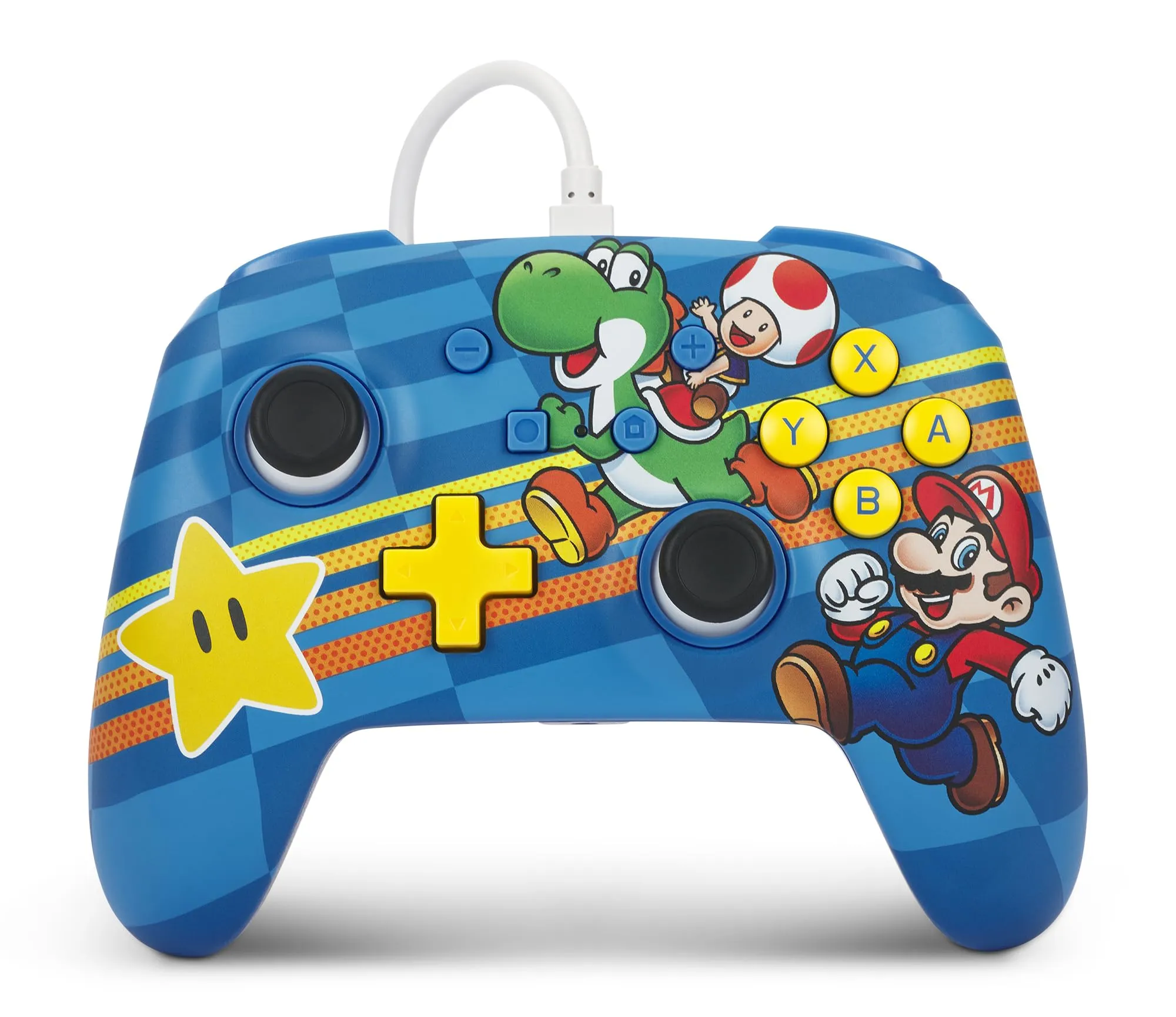 PowerA Controller Cablato Avanzato per Nintendo Switch - Amici del Mushroom Kingdom - immagine 1