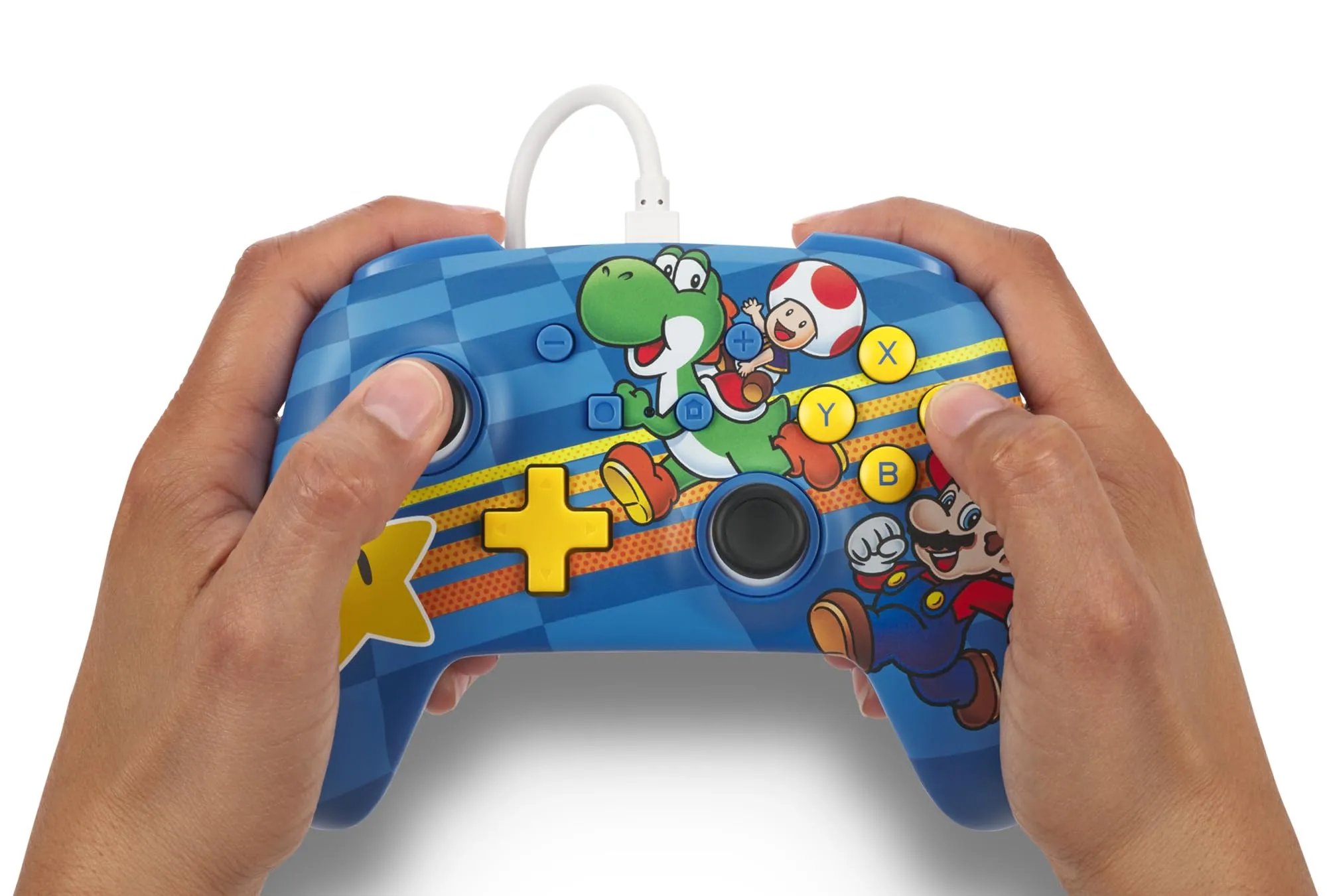 PowerA Controller Cablato Avanzato per Nintendo Switch - Amici del Mushroom Kingdom - immagine 3