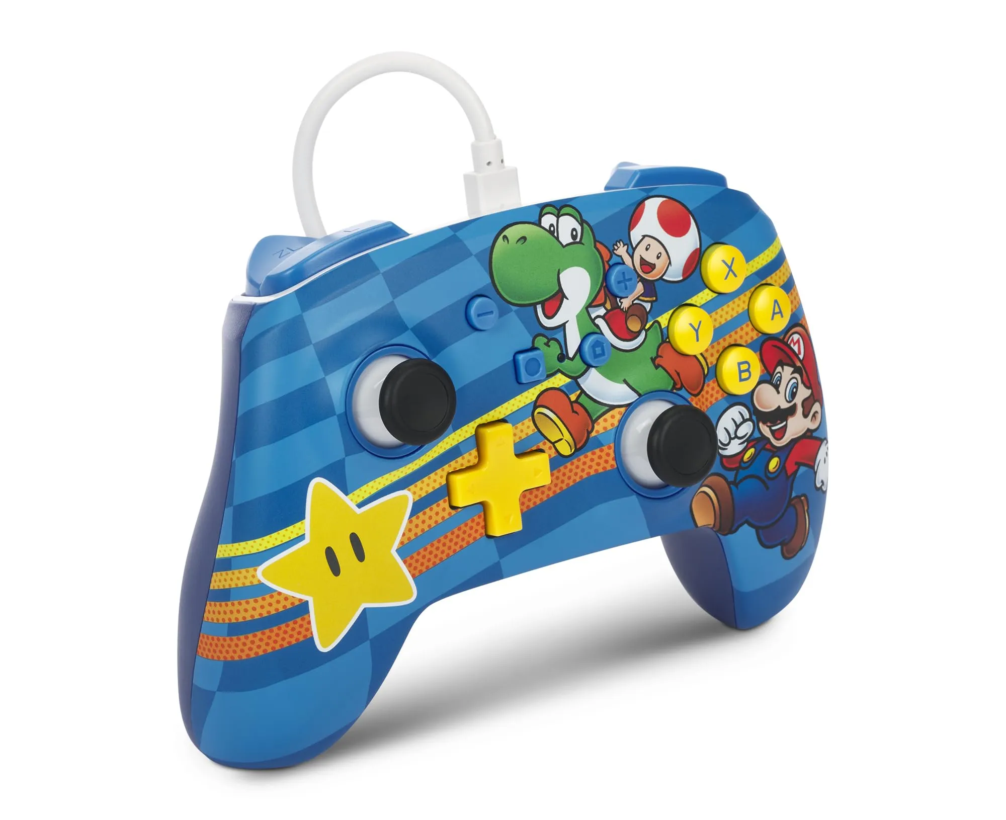 PowerA Controller Cablato Avanzato per Nintendo Switch - Amici del Mushroom Kingdom - immagine 4