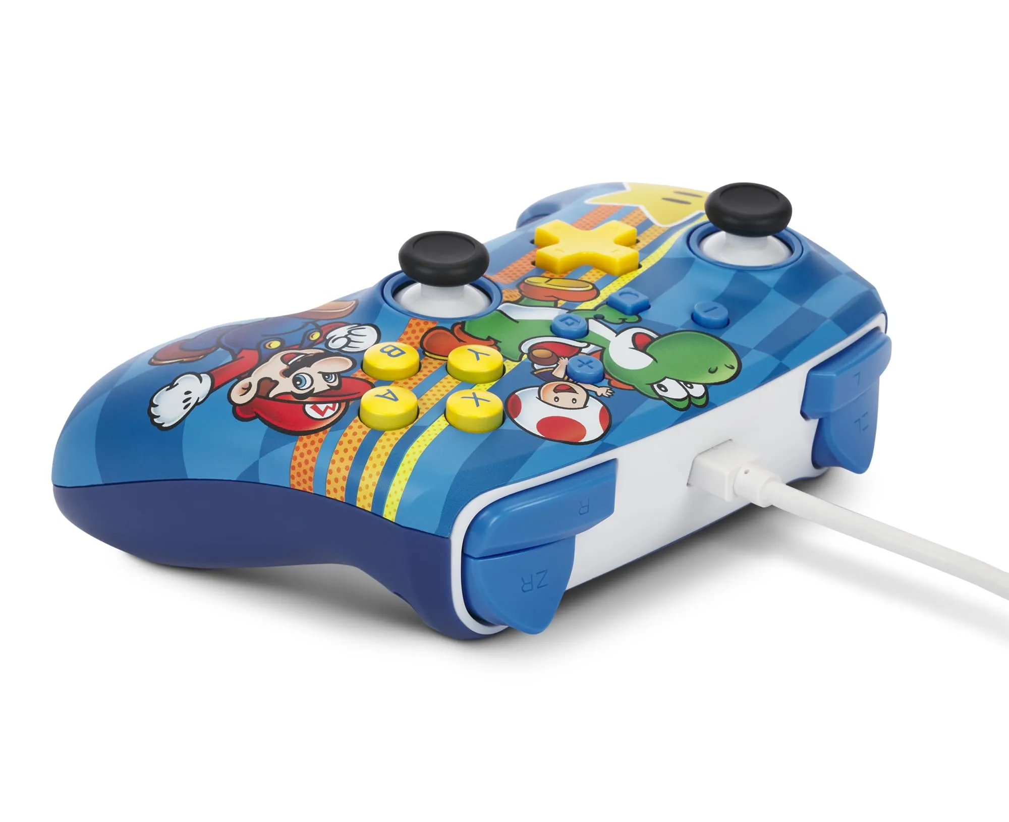 PowerA Controller Cablato Avanzato per Nintendo Switch - Amici del Mushroom Kingdom - immagine 7