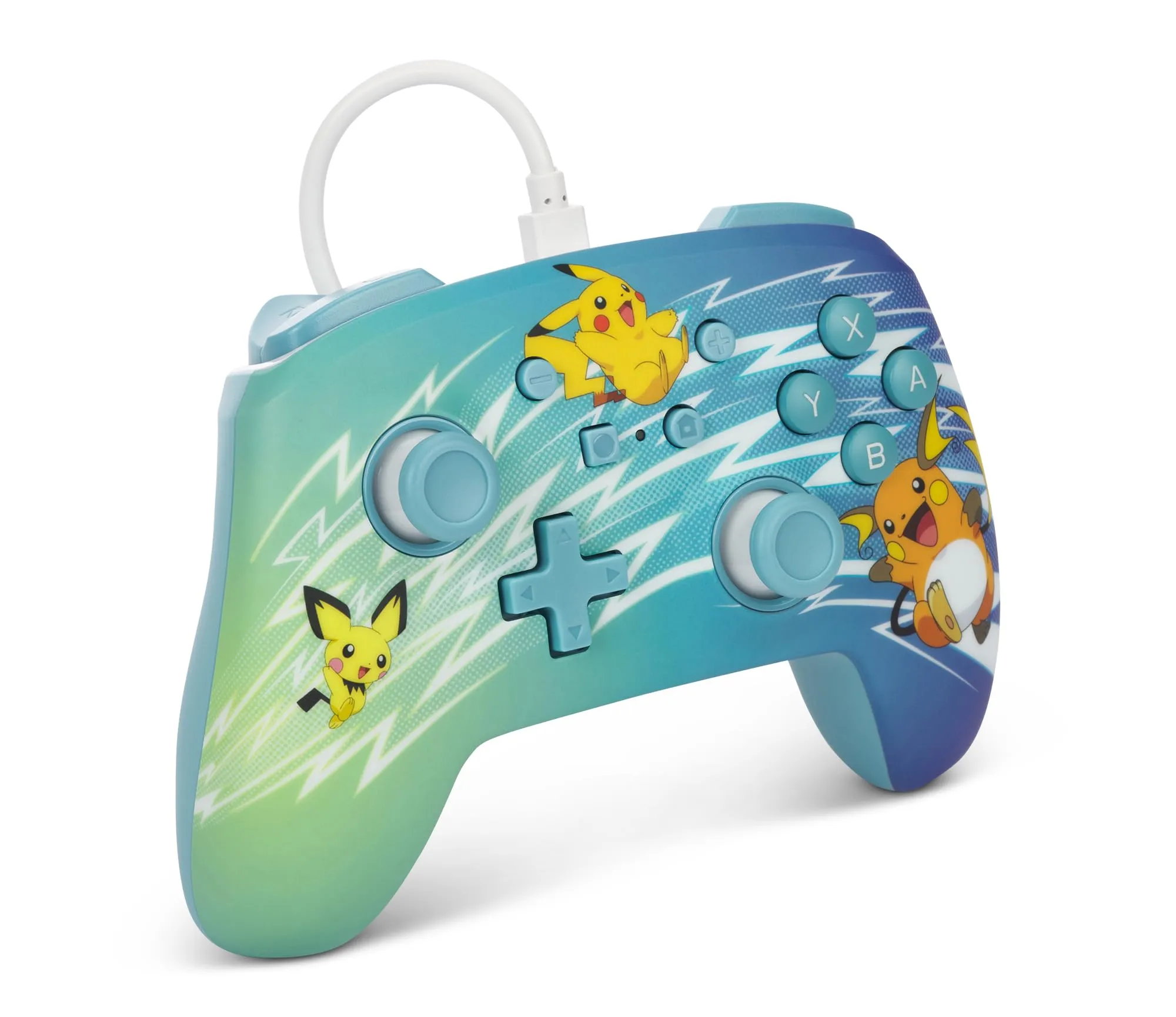 PowerA Controller Cablato Avanzato per Nintendo Switch - Evoluzione di Pikachu - immagine 3