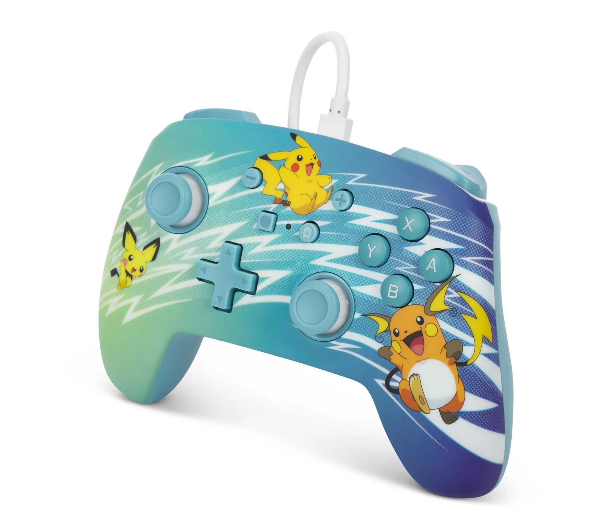PowerA Controller Cablato Avanzato per Nintendo Switch - Evoluzione di Pikachu - immagine 5