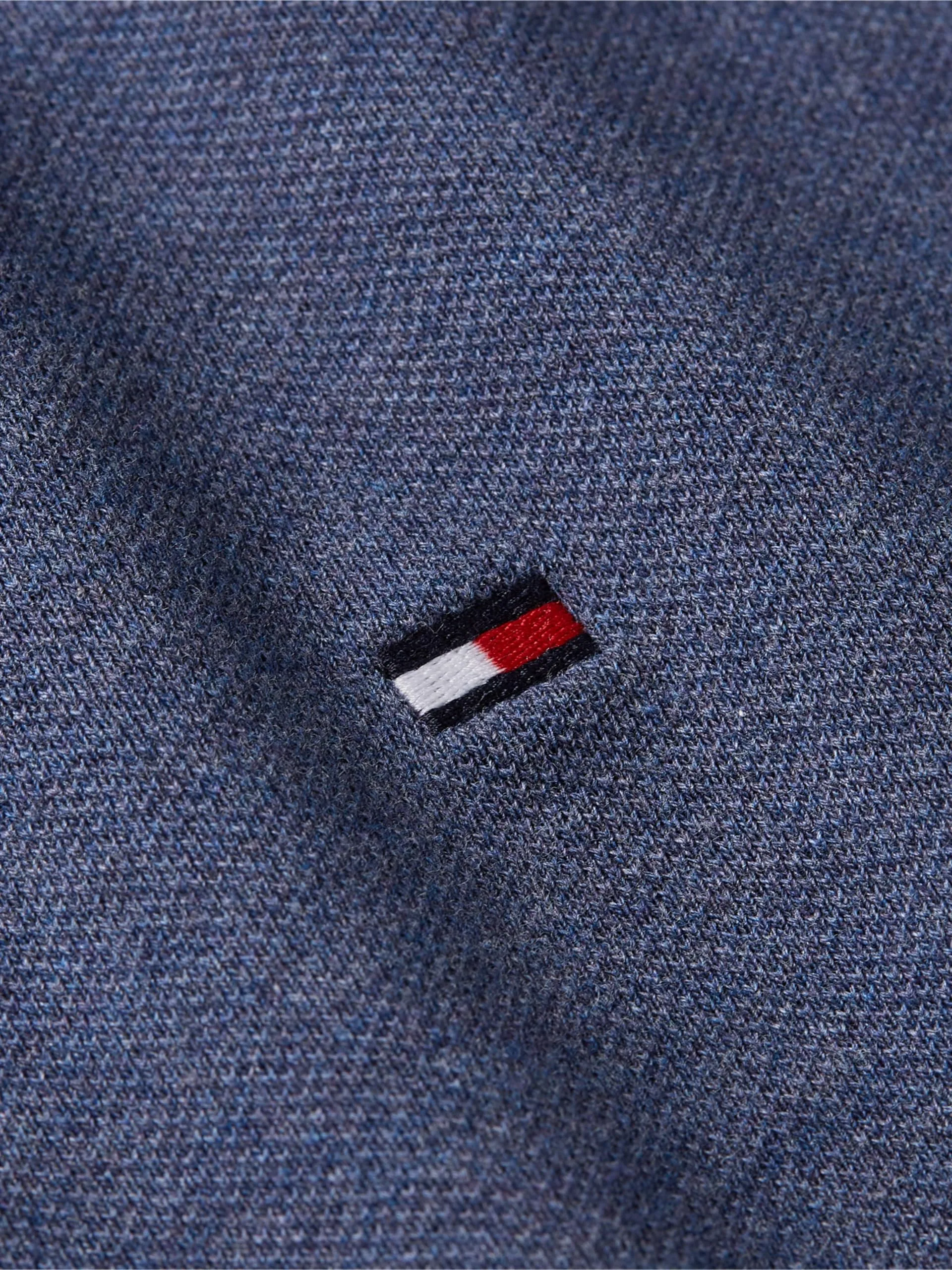 Tommy Hilfiger Polo Maniche Corte Uomo 1985 Regular Fit, Blu Denim Heather, XS - immagine 5