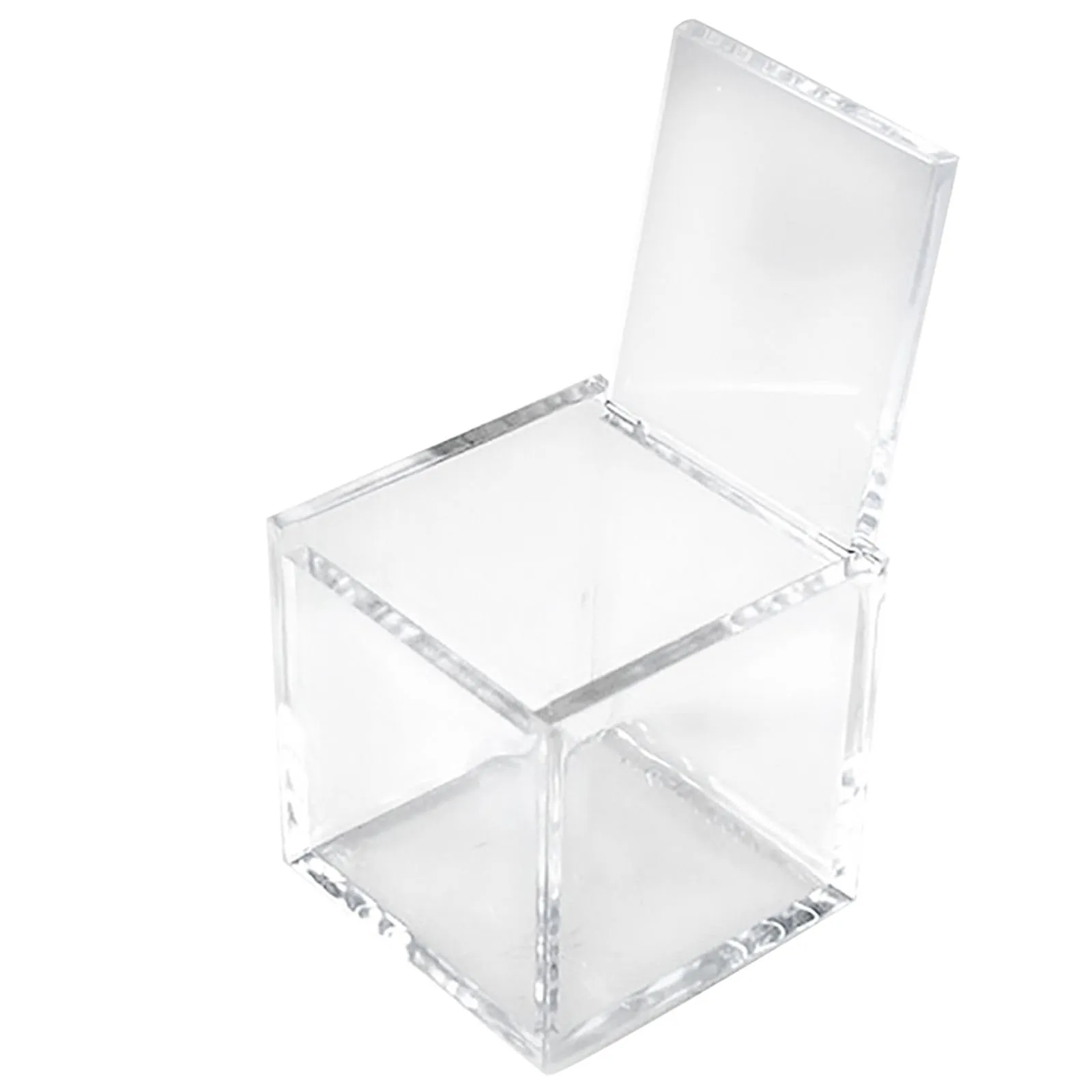 Doni Bomboniere 100 Scatoline in Plexiglass 5x5x5 cm Trasparenti per Confetti - immagine 6