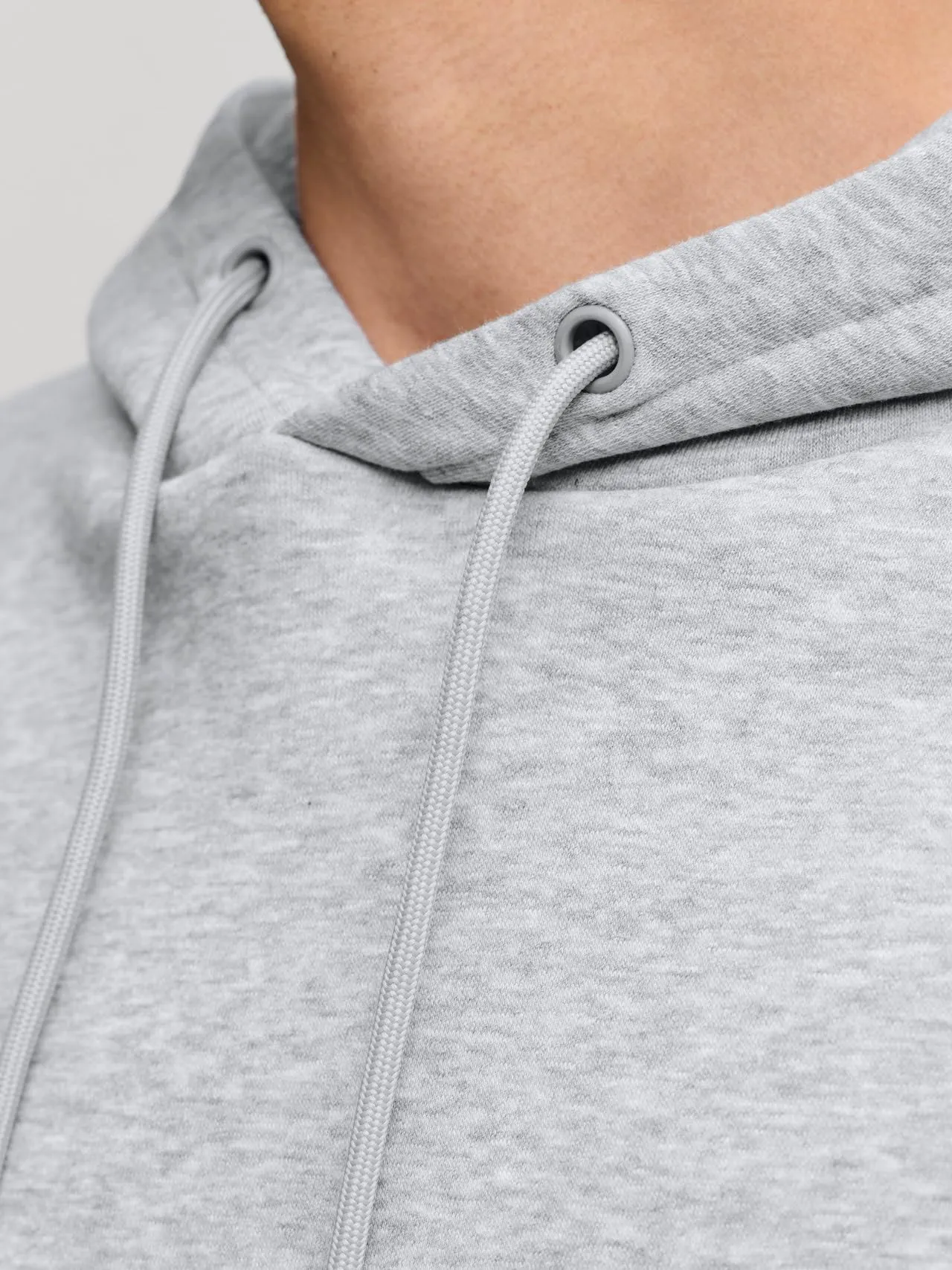 Jack & Jones Felpa con Cappuccio Uomo, Grigio Chiaro, XXL - immagine 6