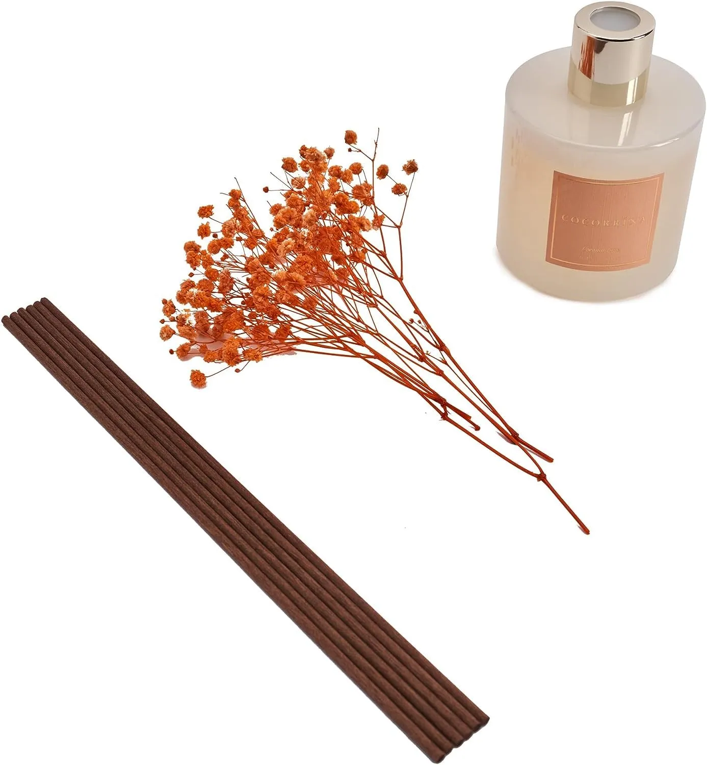COCORRÍNA Diffusore Profumo Ambiente Cocco e Lime con Bastoncini, 200ml - immagine 2