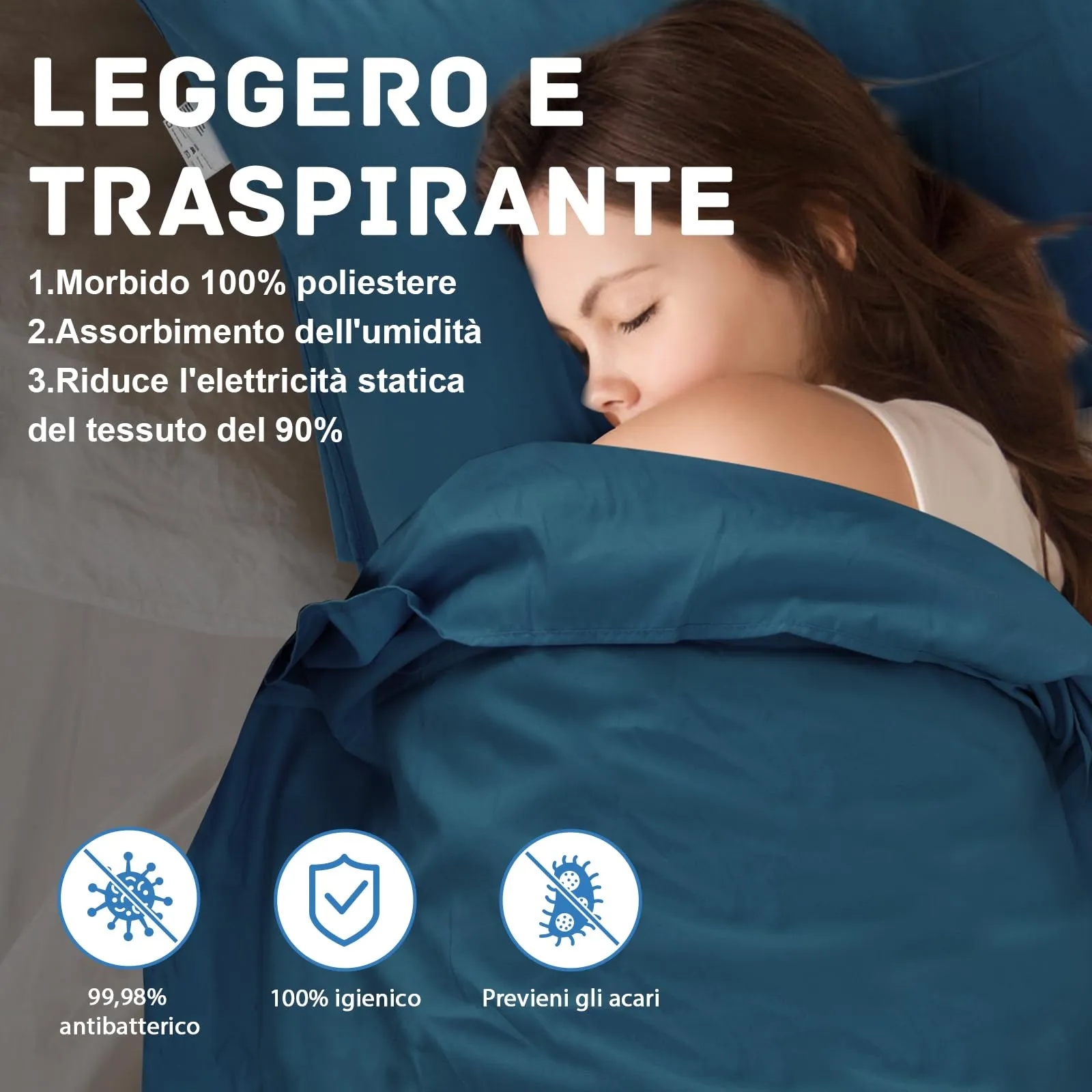 JAICOM Sacco Lenzuolo da Viaggio Ultraleggero e Compatto, 220 x 90 cm - immagine 3