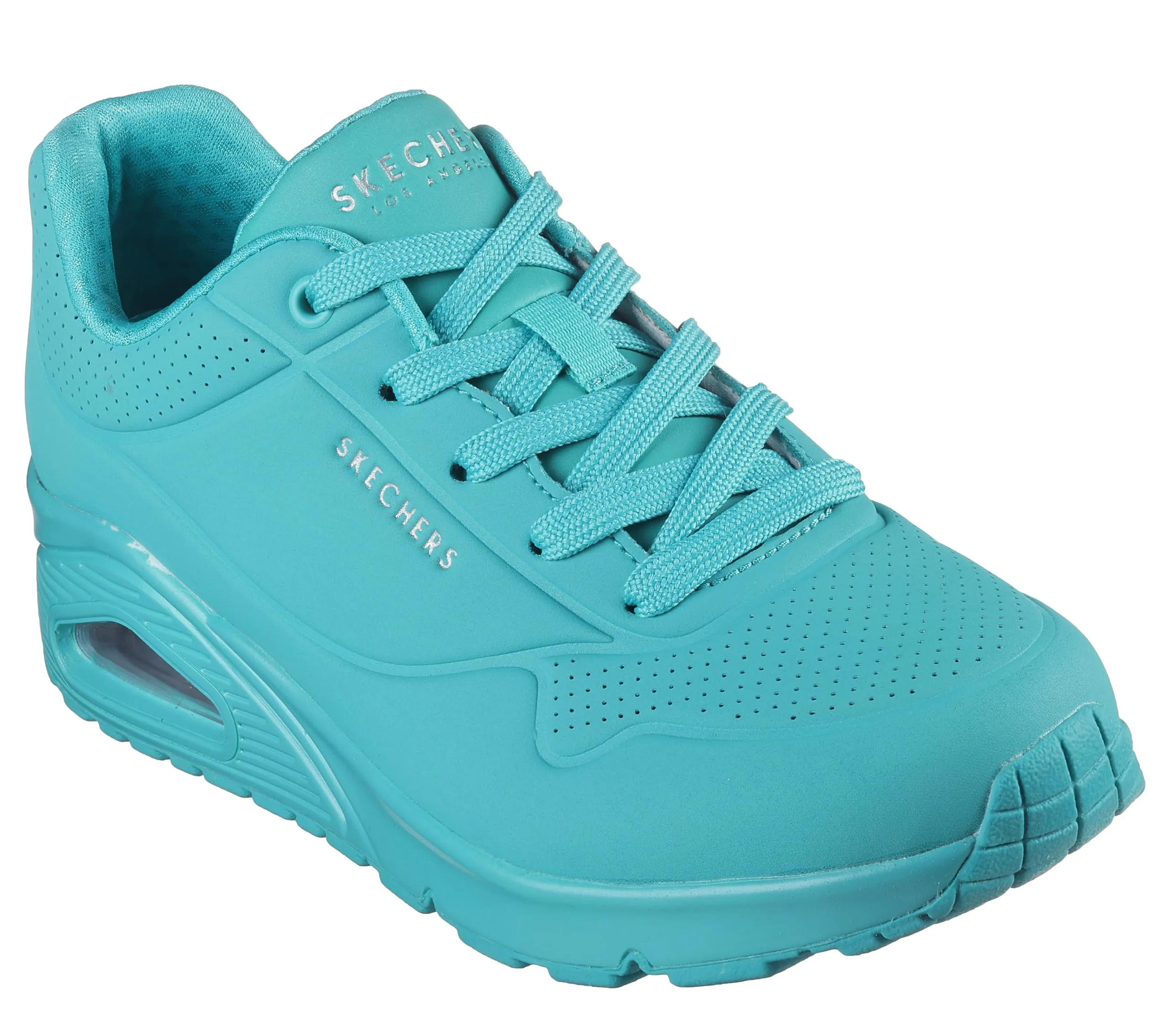 Skechers Uno Stand On Air Scarpe da ginnastica Donna Turquoise Durabuck Mesh 39.5 EU - immagine 2