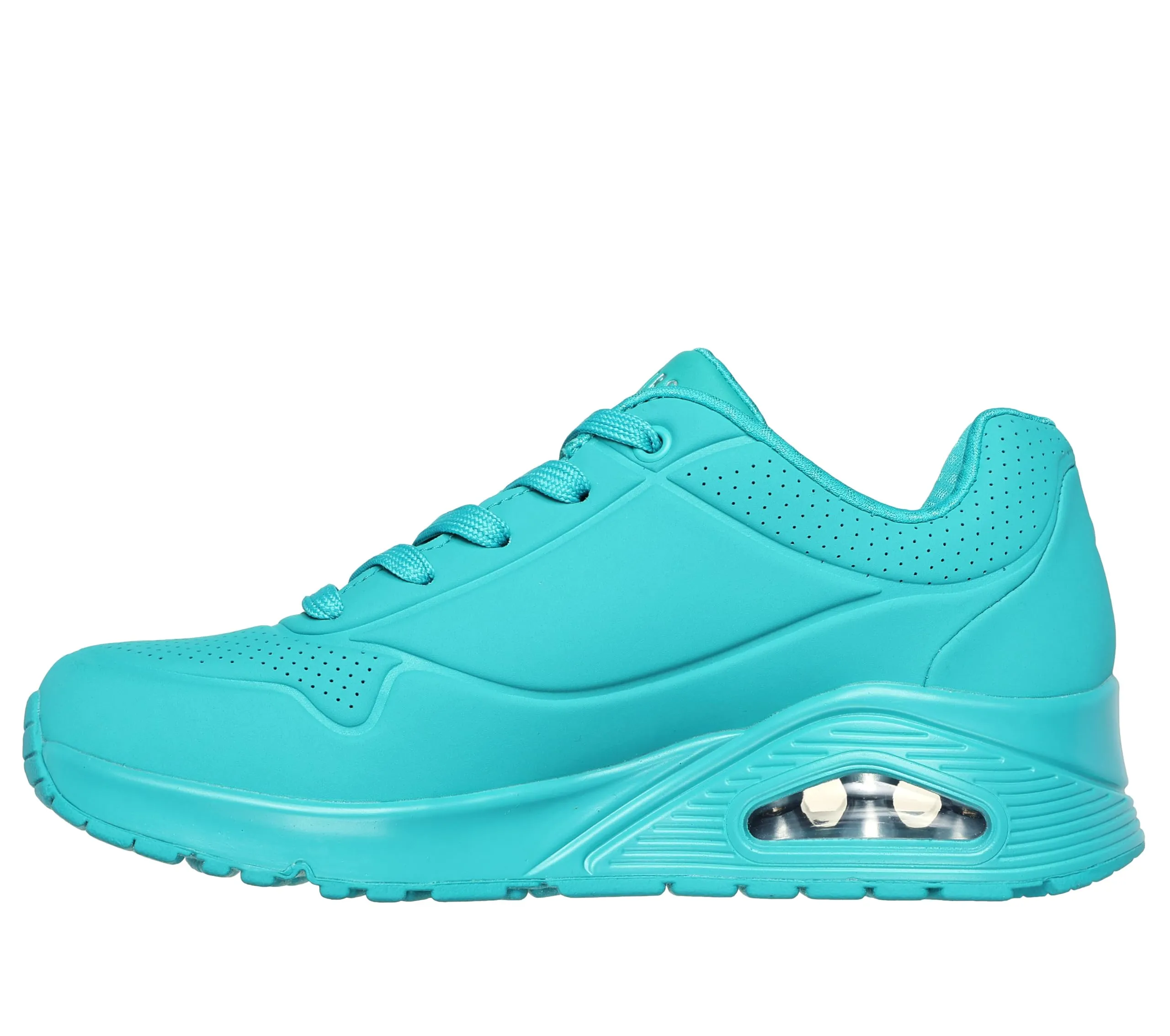 Skechers Uno Stand On Air Scarpe da ginnastica Donna Turquoise Durabuck Mesh 39.5 EU - immagine 4