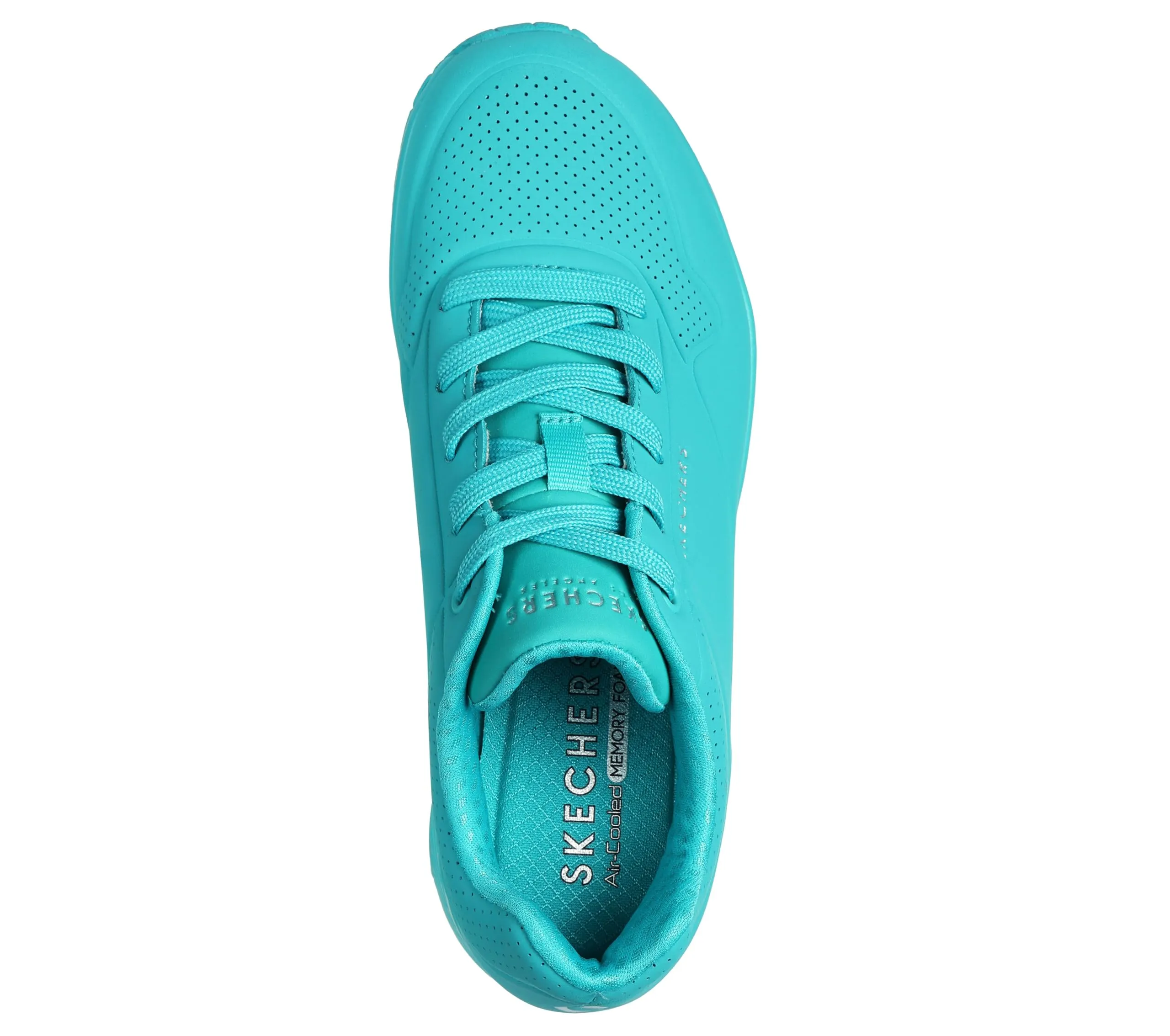 Skechers Uno Stand On Air Scarpe da ginnastica Donna Turquoise Durabuck Mesh 39.5 EU - immagine 6