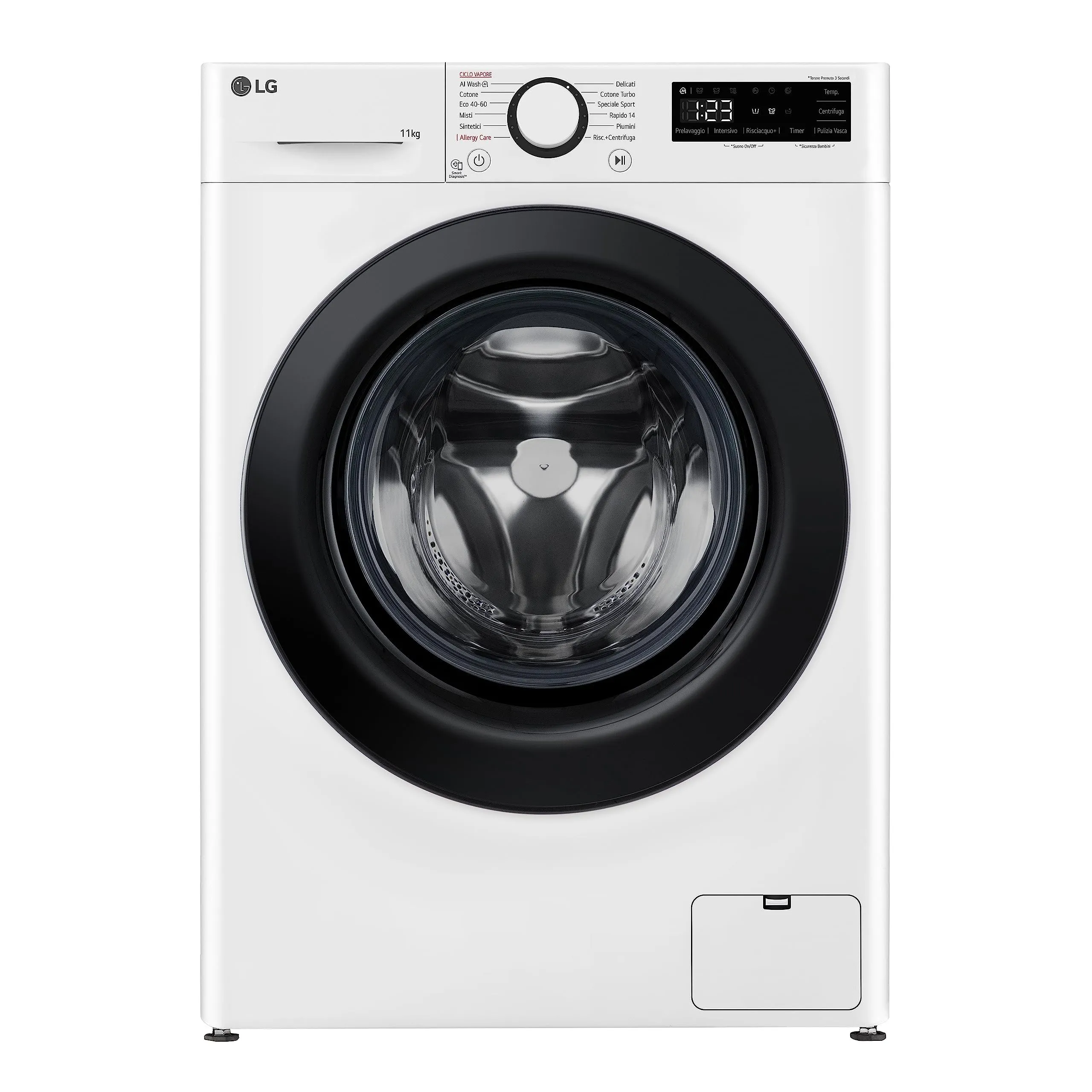LG F4R3011NSWB Lavatrice AI DD 11kg 1400 giri Bianca - immagine 6
