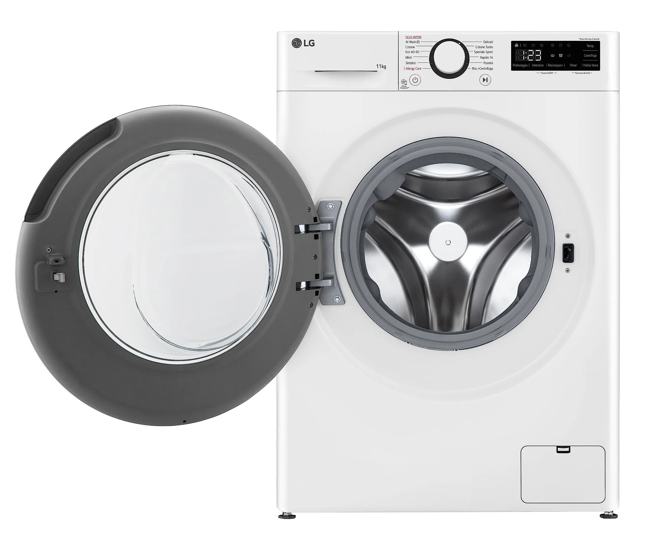LG F4R3011NSWB Lavatrice AI DD 11kg 1400 giri Bianca - immagine 7