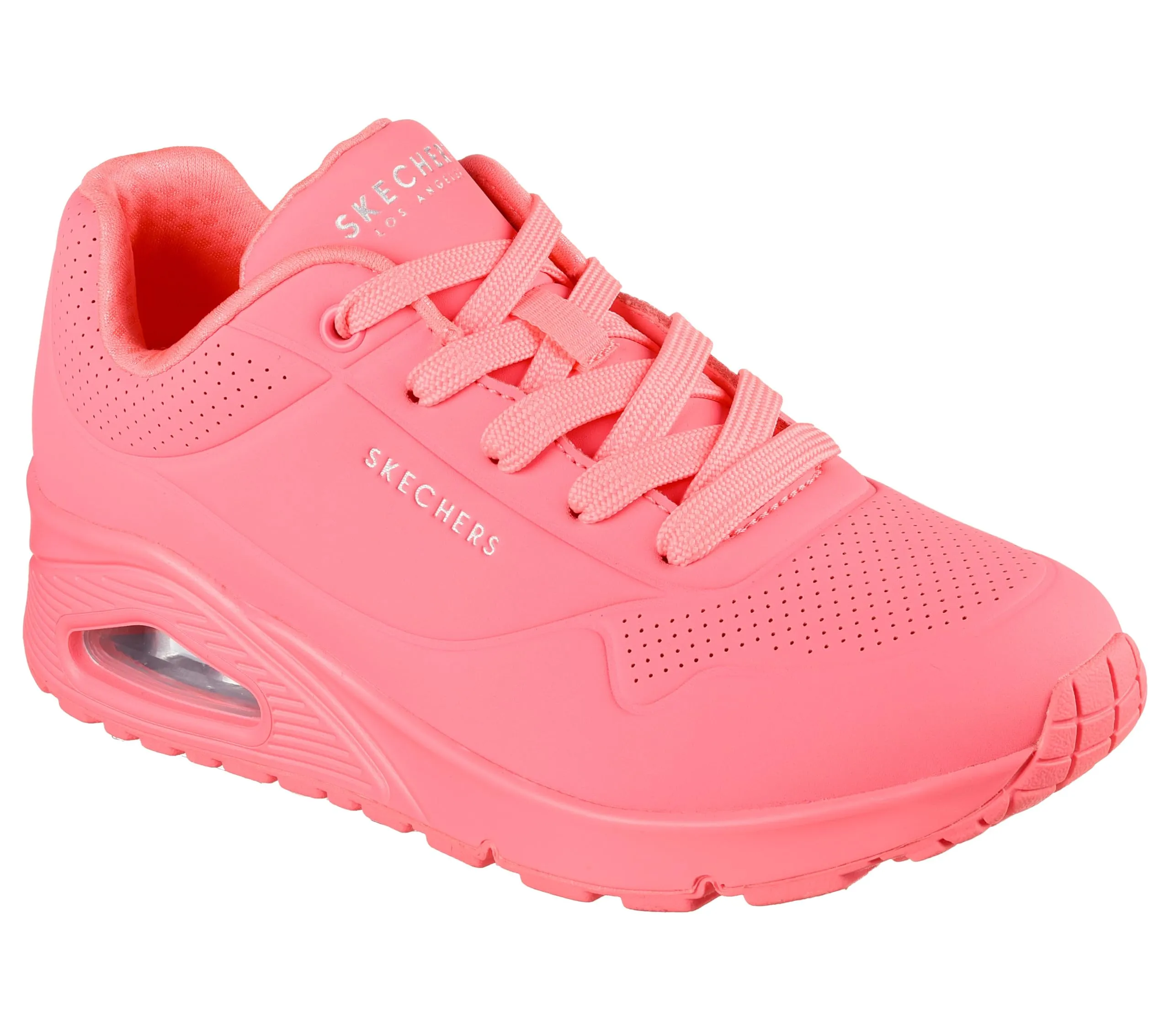 Skechers Uno Stand On Air Scarpe da Ginnastica Donna, Coral Durabuck Mesh, 37 EU - immagine 4