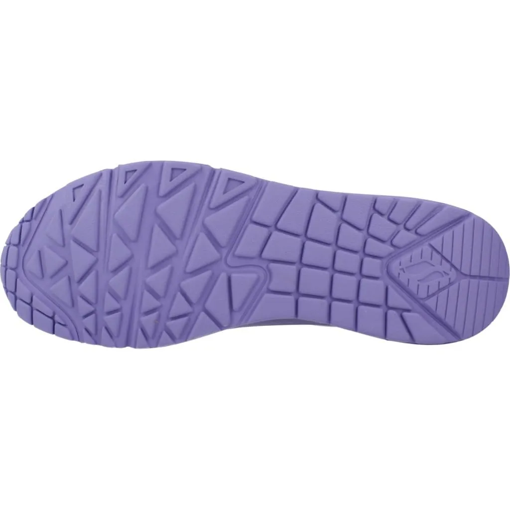 Skechers Uno Stand On Air Scarpe da ginnastica Donna, Lila Durabuck Mesh, 35.5 EU - immagine 6