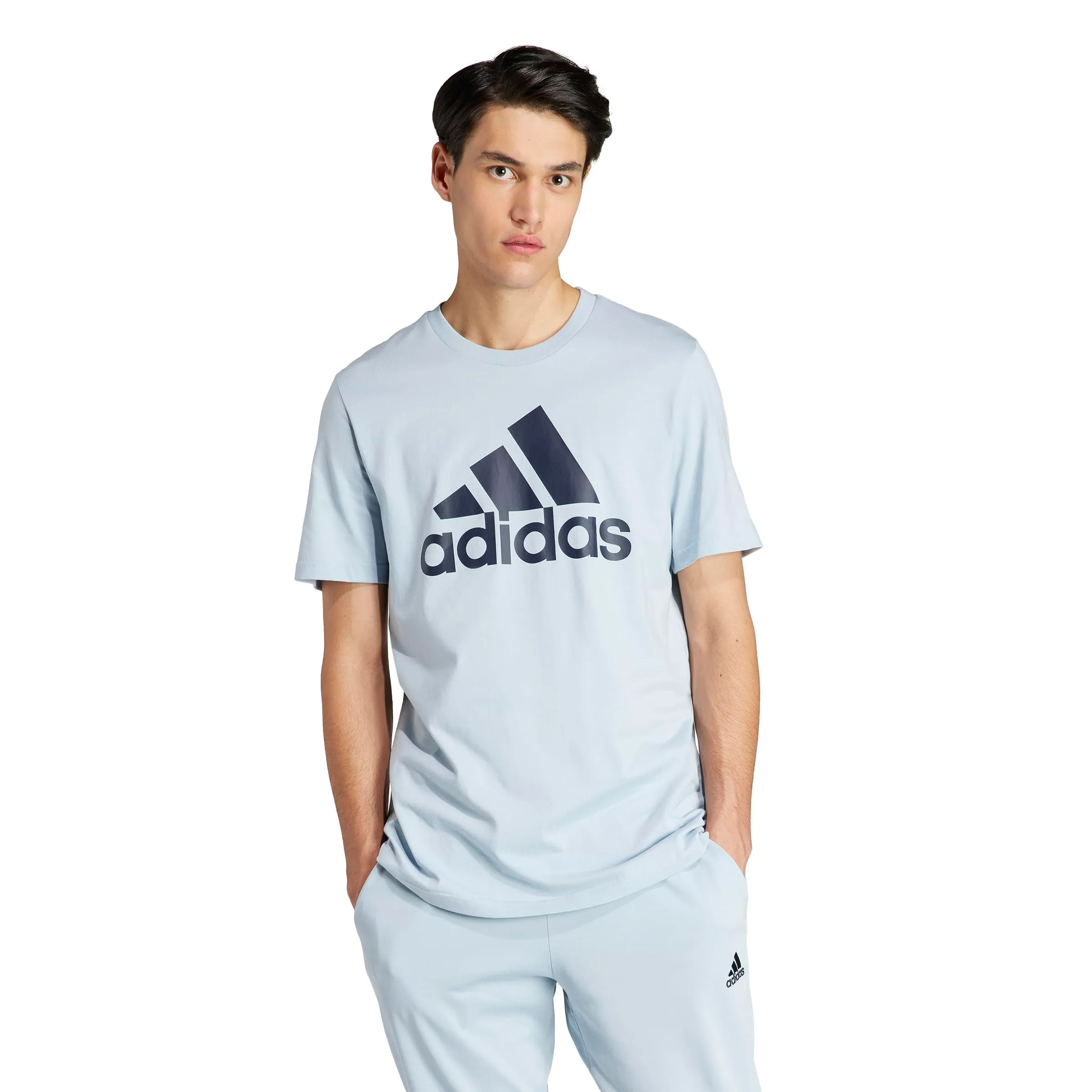 adidas M BL SJ T, Wonder Blue, Large Tall + 2" - immagine 2