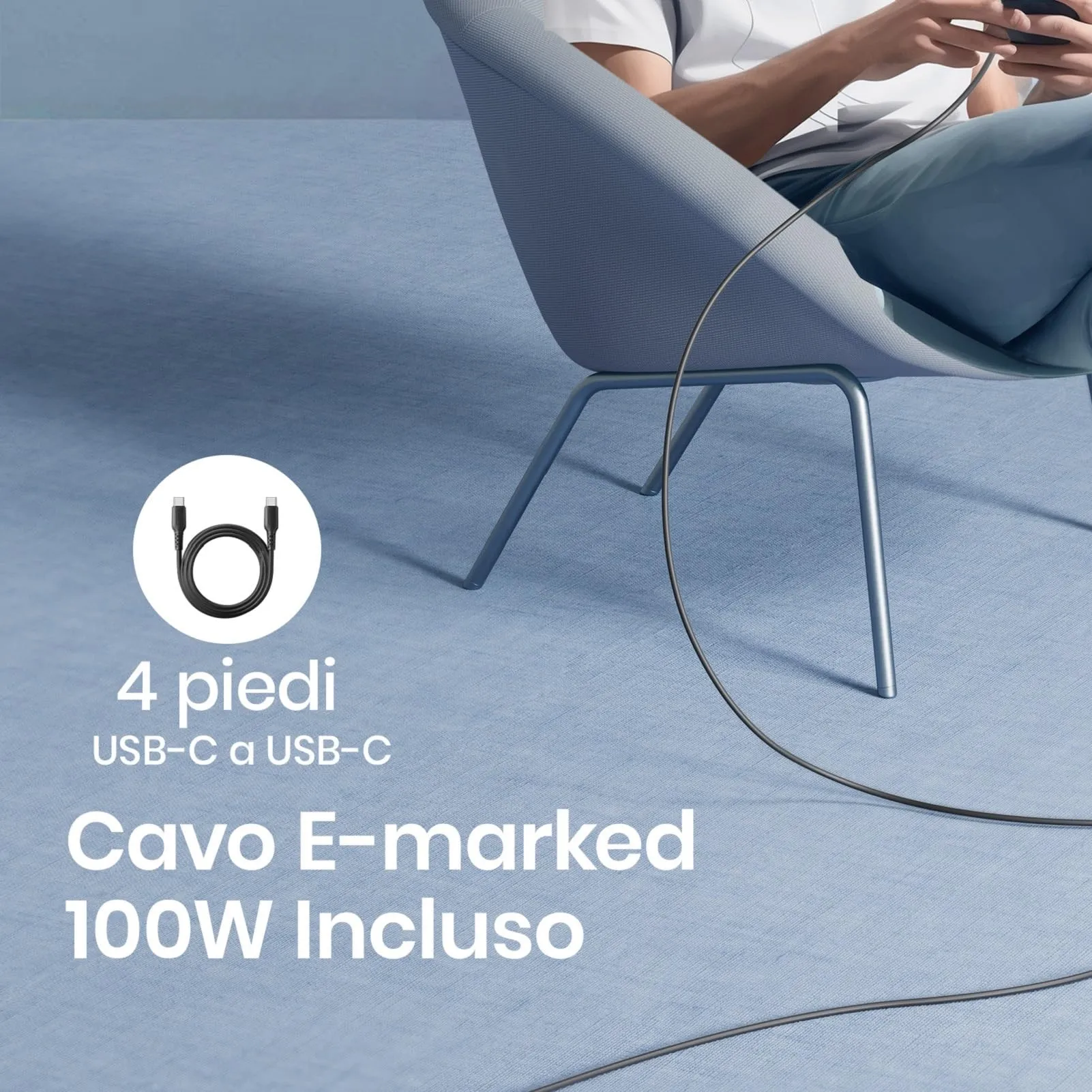 INIU 65W Caricatore USB-C e USB-A AI-625 - immagine 5
