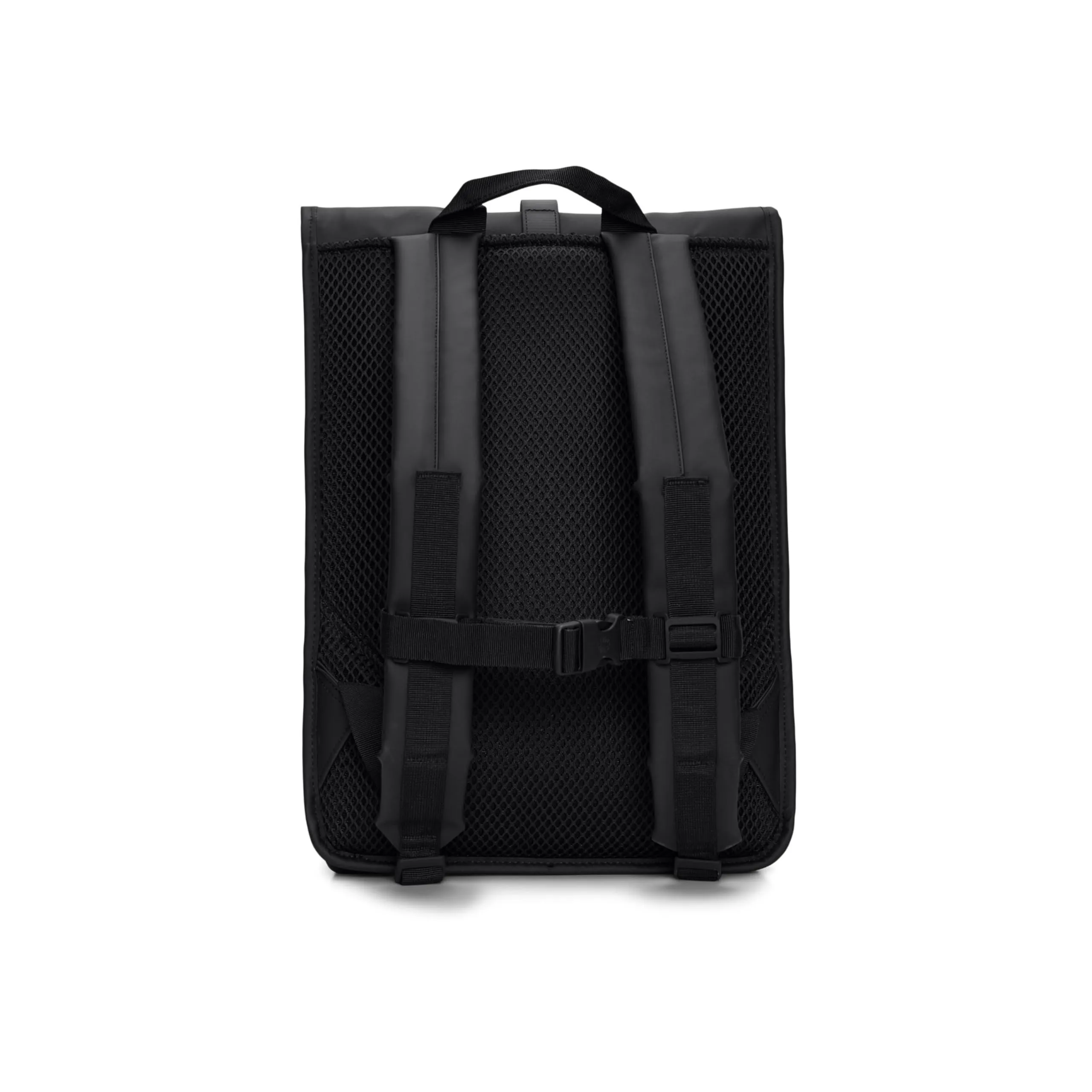 RAINS Zaino Rolltop Impermeabile, Nero, Regular - immagine 6