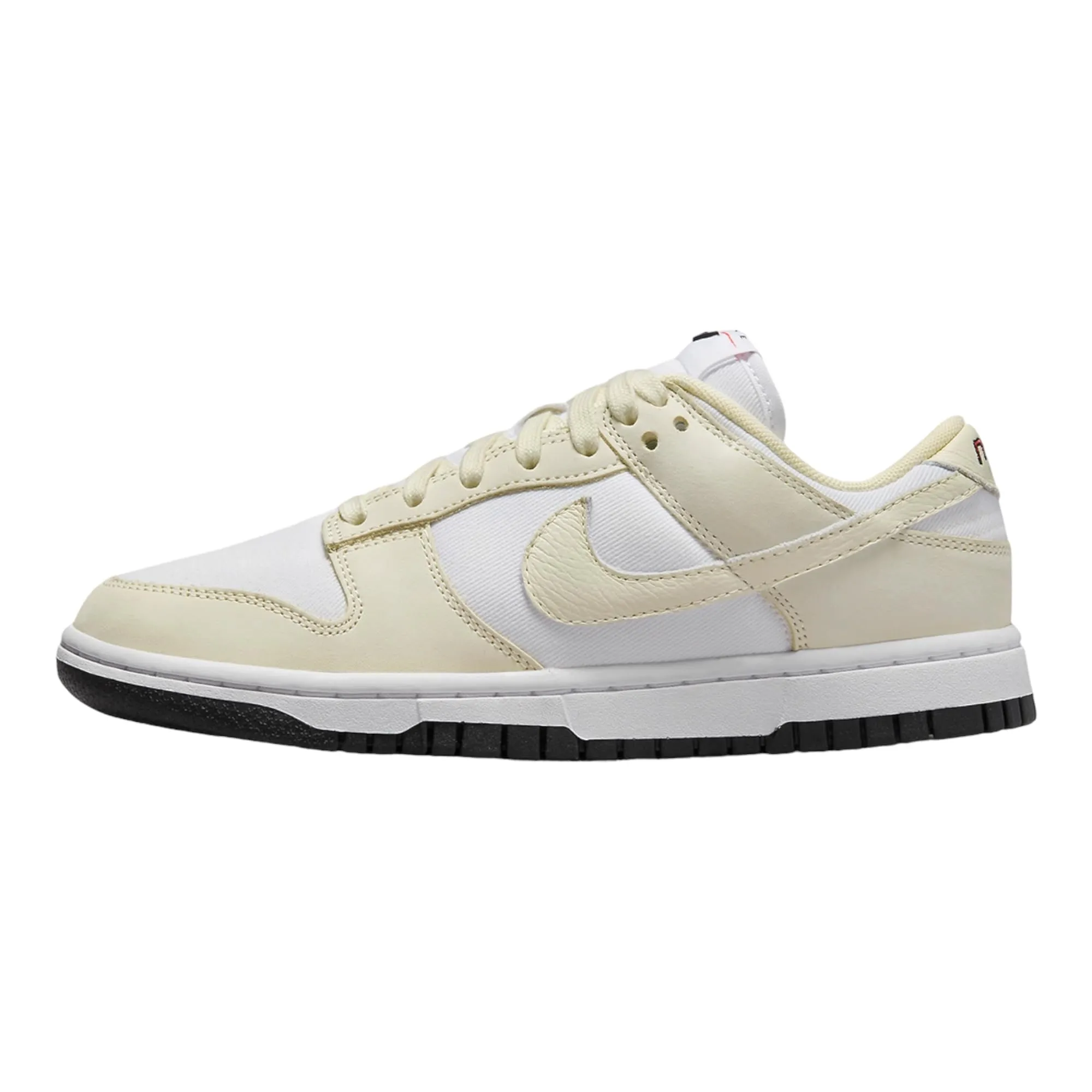 Nike Air Jordan 1 Mid Donna Bianco Latte di Cocco Nero, 41 EU - immagine 1