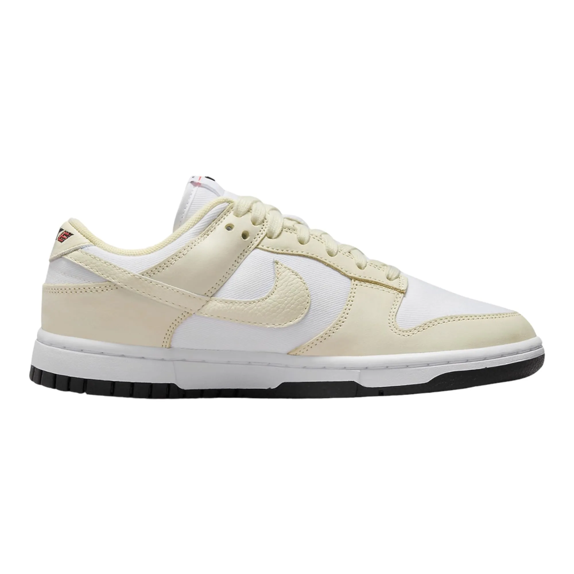 Nike Air Jordan 1 Mid Donna Bianco Latte di Cocco Nero, 41 EU - immagine 2