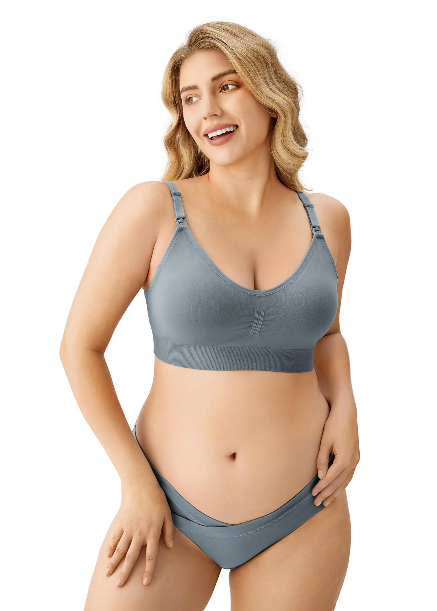 HBselect Set 3 Reggiseni Allattamento con Estensioni per Donna - immagine 7