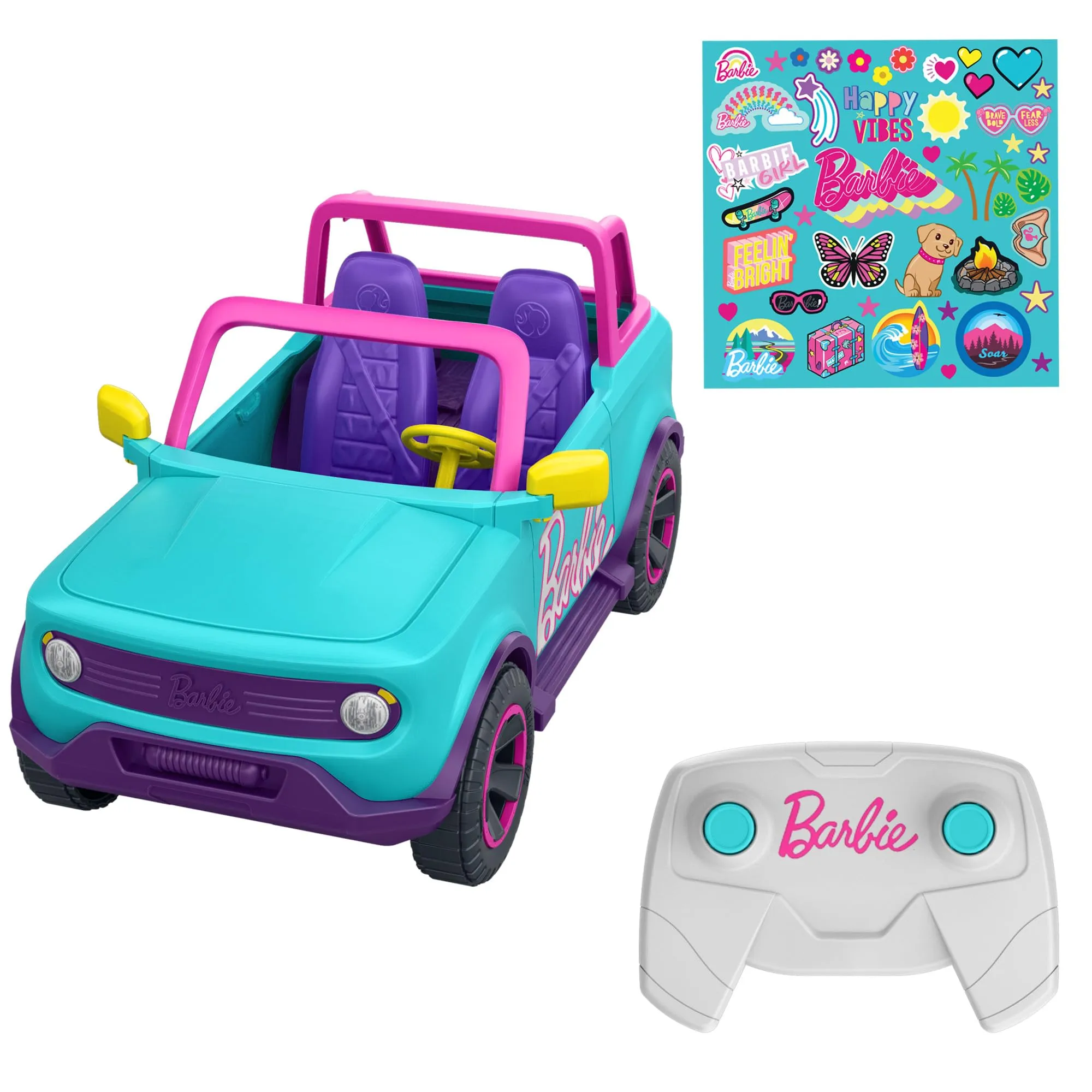 Hot Wheels Barbie SUV RC (HTP53) - immagine 1