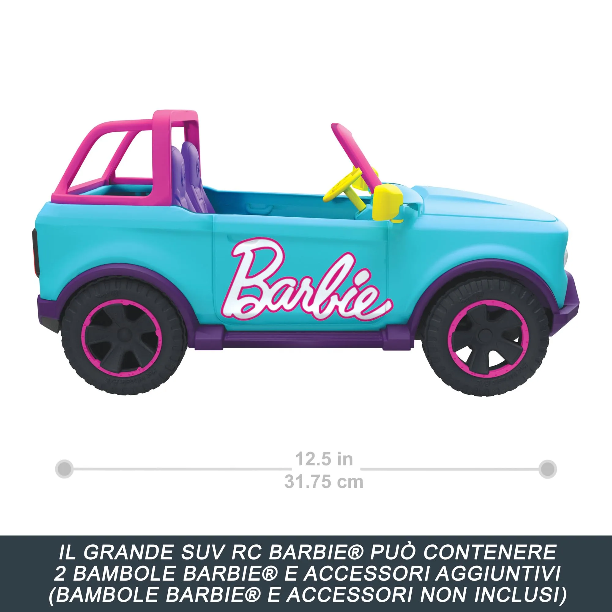 Hot Wheels Barbie SUV RC (HTP53) - immagine 3