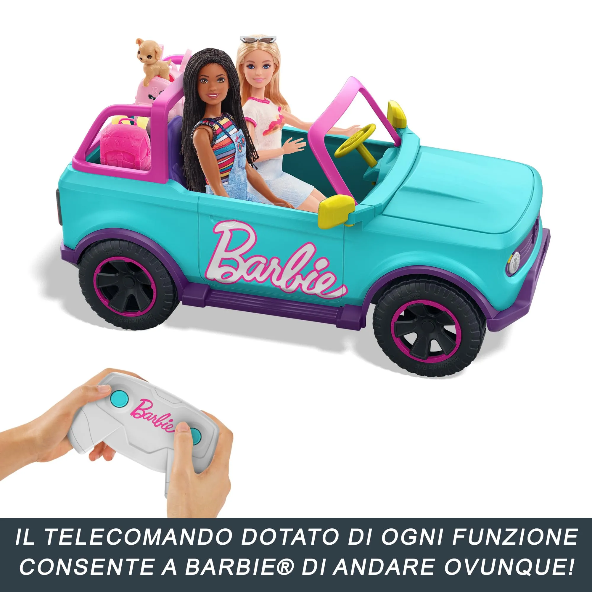 Hot Wheels Barbie SUV RC (HTP53) - immagine 4