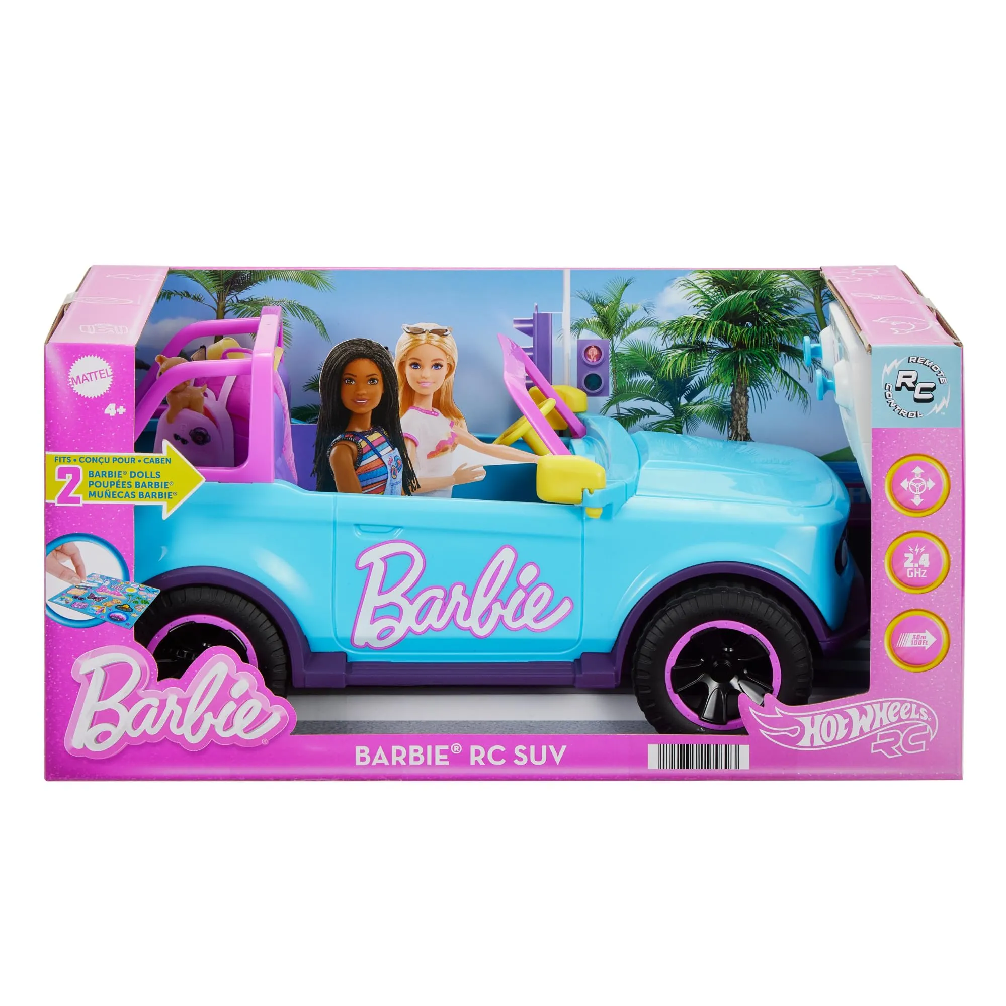Hot Wheels Barbie SUV RC (HTP53) - immagine 6