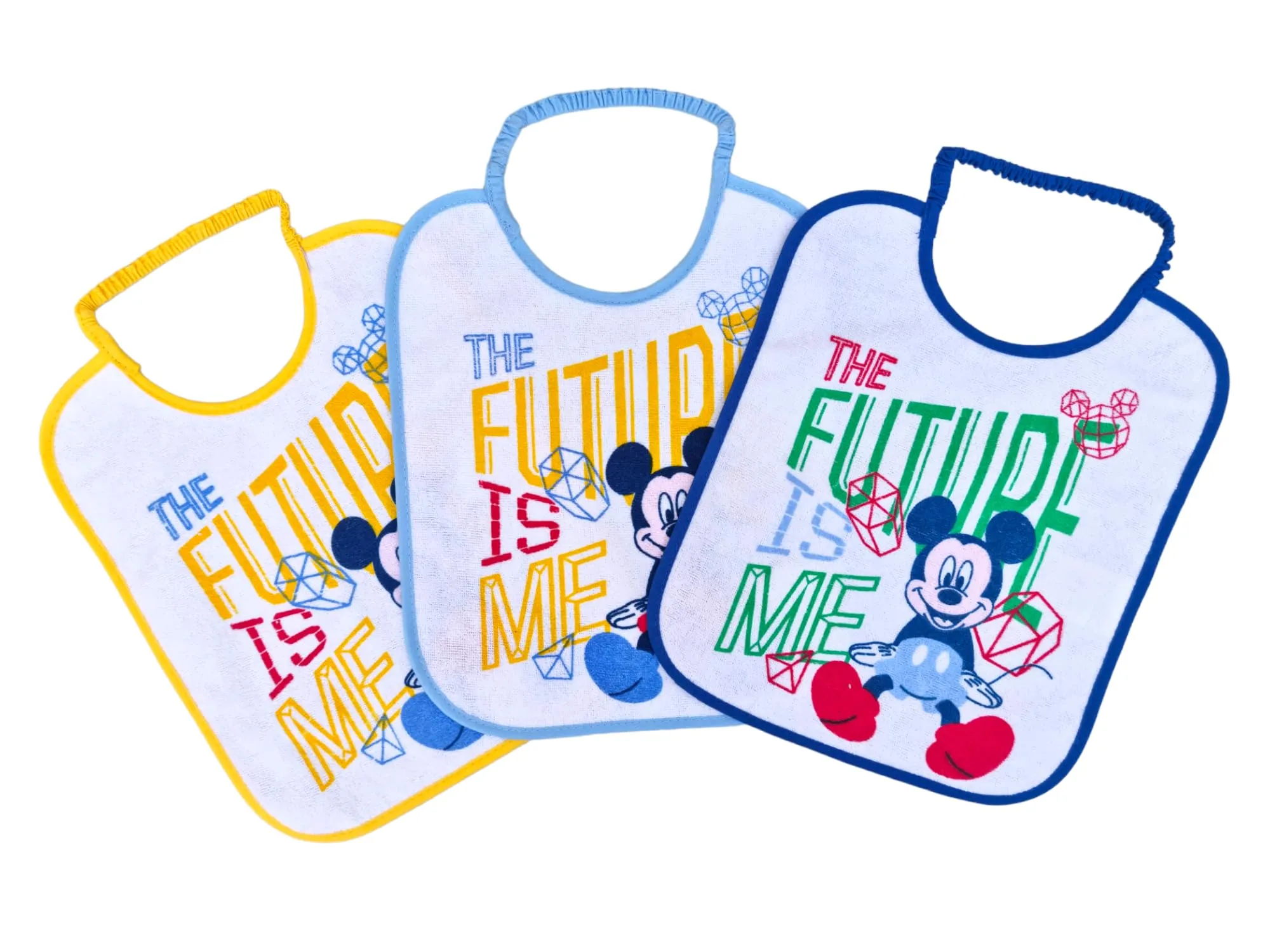 Ellepi Bavaglini Disney Asilo Pappa Elastico Cotone Impermeabili Topolino Medio1 - immagine 6
