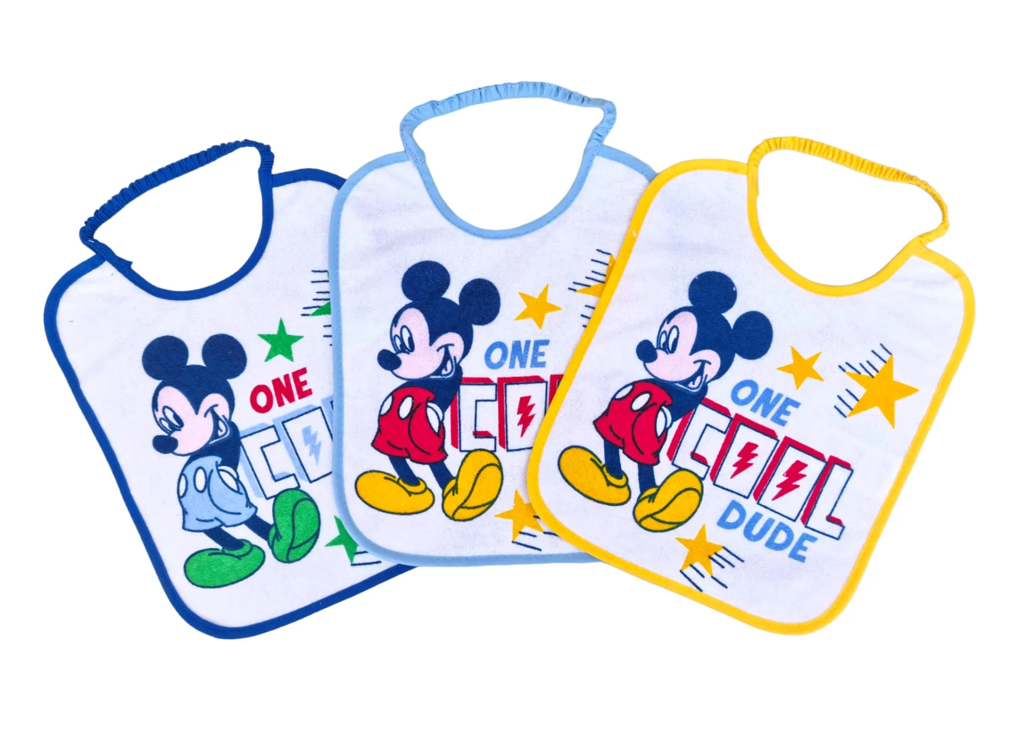 Ellepi Bavaglini Disney Asilo Pappa Elastico Cotone Impermeabili Topolino Medio1 - immagine 7