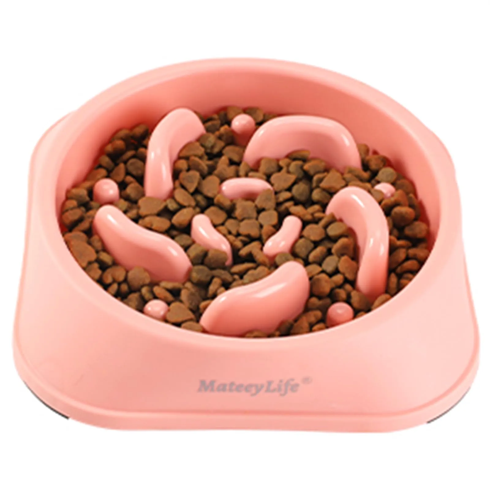 MateeyLife Ciotola per cani con alimentazione lenta antiscivolo Bloat Stop Labirinto, Taglia Media - immagine 8
