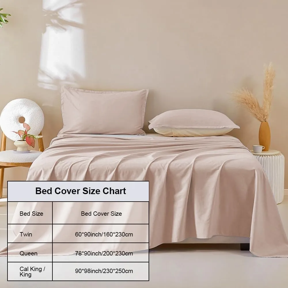 DUJUIKE Copriletto Impermeabile per Materasso e Divano, Cal King/King 250 x 230 cm, Cammello - immagine 3