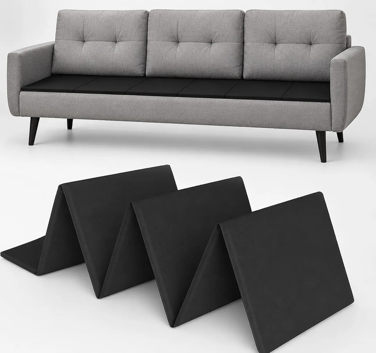 Artistic Fashionista Limited Sofa Saver Tavole Rigeneranti per Divano, Supporto Regolabile e Pieghevole, 50 x 50 cm, Un Posto - immagine 2