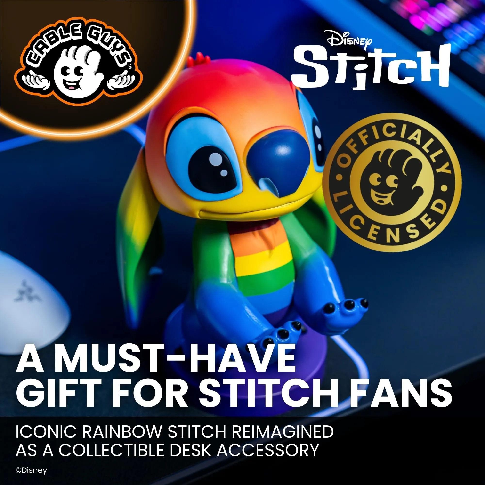 Cableguys Rainbow Stitch Supporto Controller e Telefono - immagine 4