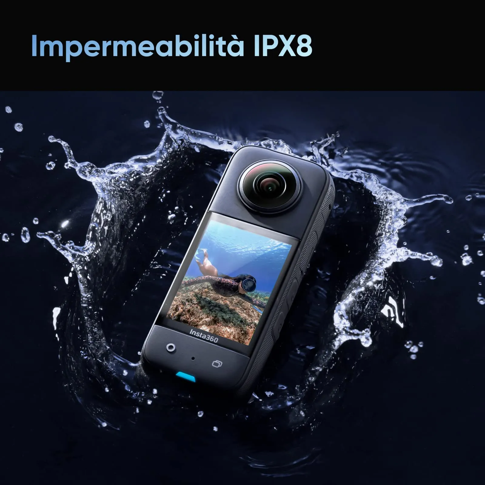 Insta360 X3 Videocamera 360, sensore da 1/2", 5.7K - immagine 8