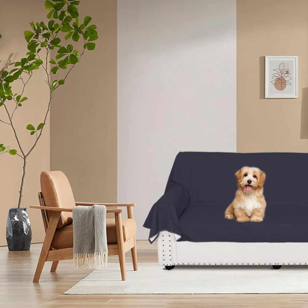 DUJUIKE Copriletto Impermeabile per Cane, Gatto e Bambini, Cal King/King 250 x 230cm, Marina Oscura - immagine 5