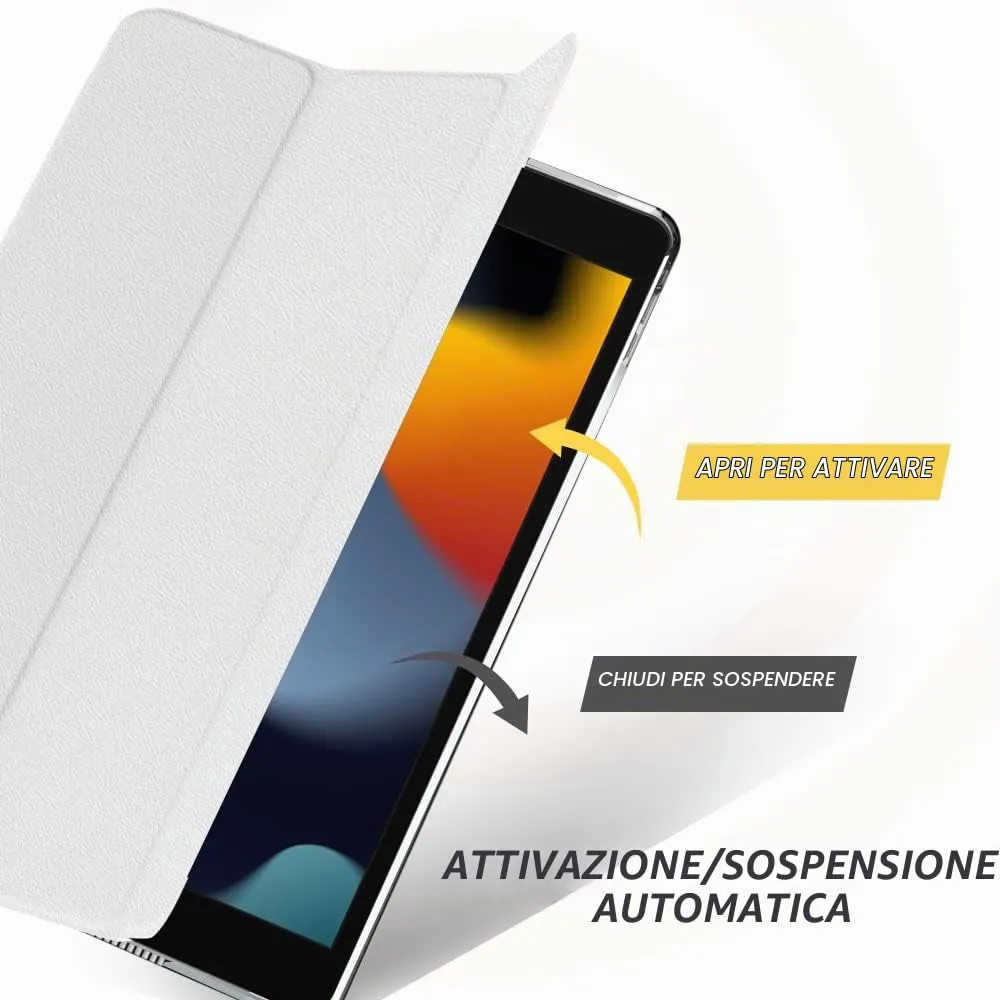 MoKo Cover for iPad 9th/8th/7th Gen 10.2" (2019/2020/2021), Bianco - immagine 5