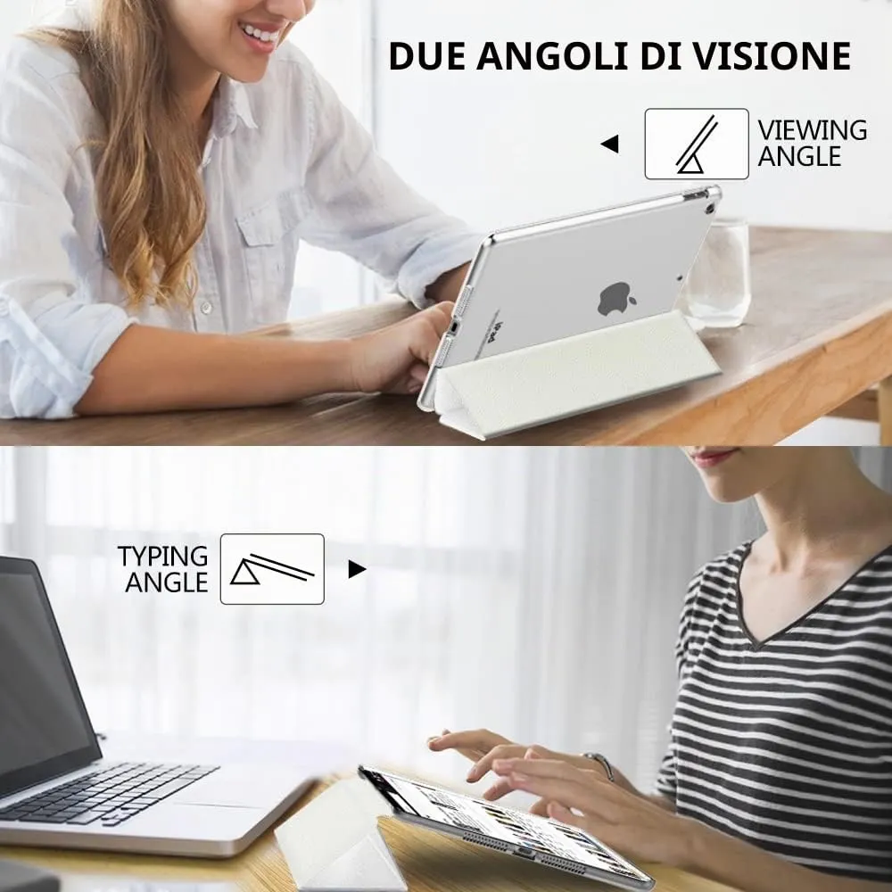 MoKo Cover for iPad 9th/8th/7th Gen 10.2" (2019/2020/2021), Bianco - immagine 6