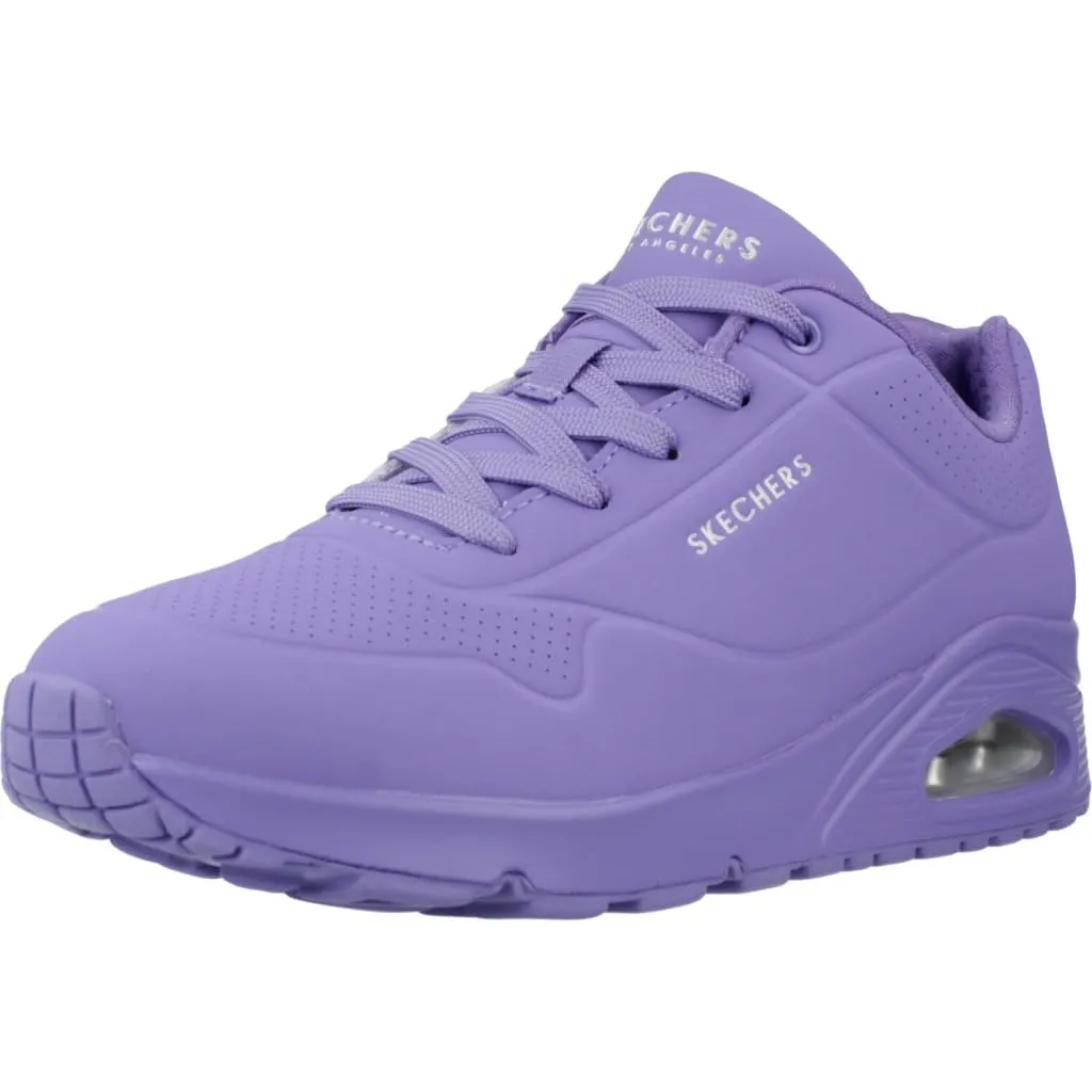 Skechers Uno Stand On Air Scarpe da ginnastica Donna, Lila Durabuck Mesh, 37 EU - immagine 1