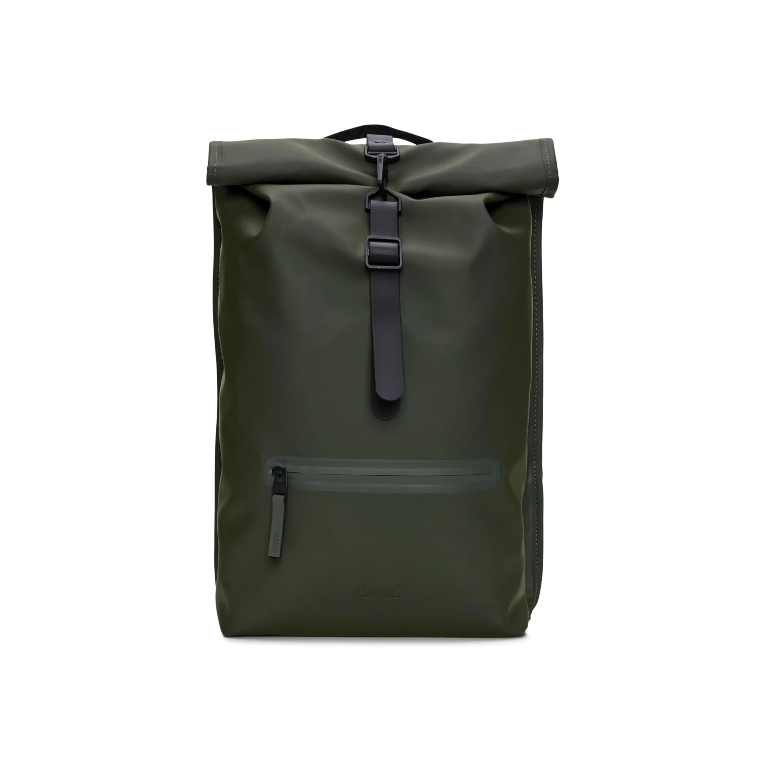 RAINS Rolltop Rucksack 03 Verde - immagine 1