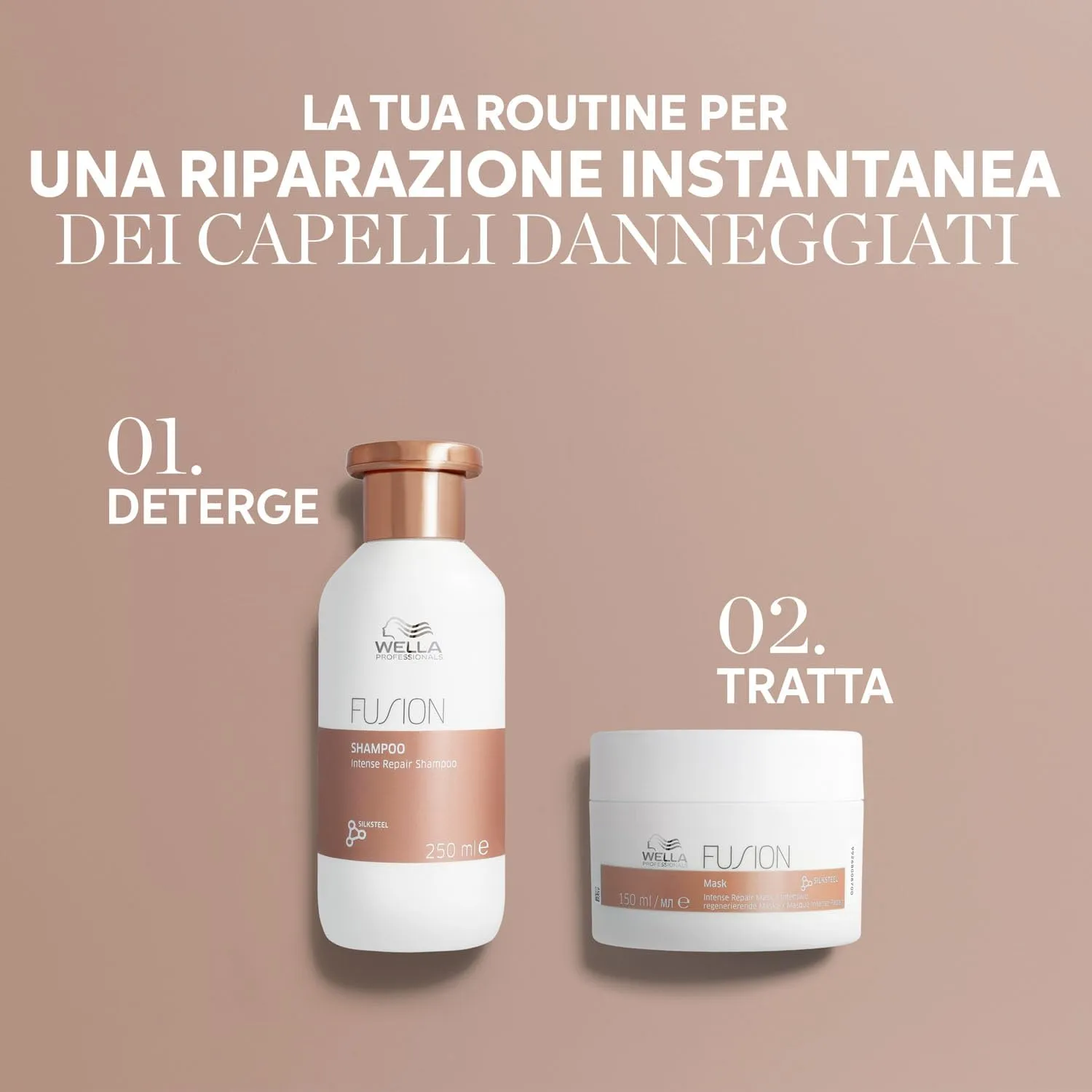 Wella Professionals Fusion Shampoo (500ml) - immagine 8