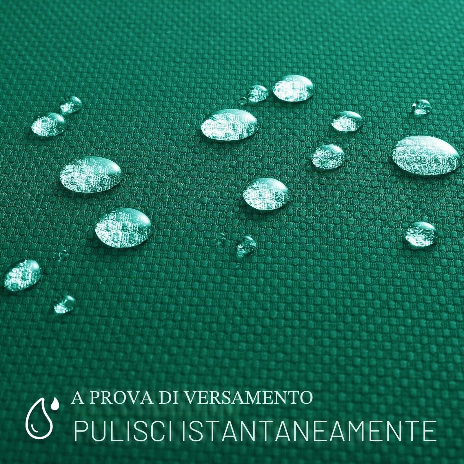 Softalker Tovaglia Natalizia Rettangolare in Tessuto Jacquard, Impermeabile e Antimacchia, 152 x 264 cm, Verde - immagine 3