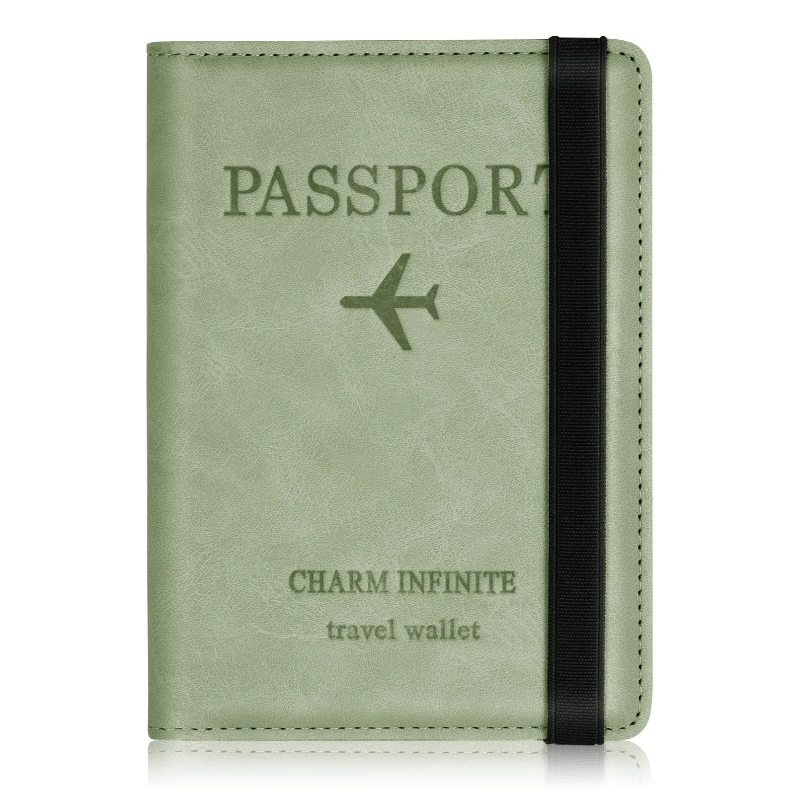 Toctax Custodia per Passaporto con Blocco RFID, Verde - immagine 1