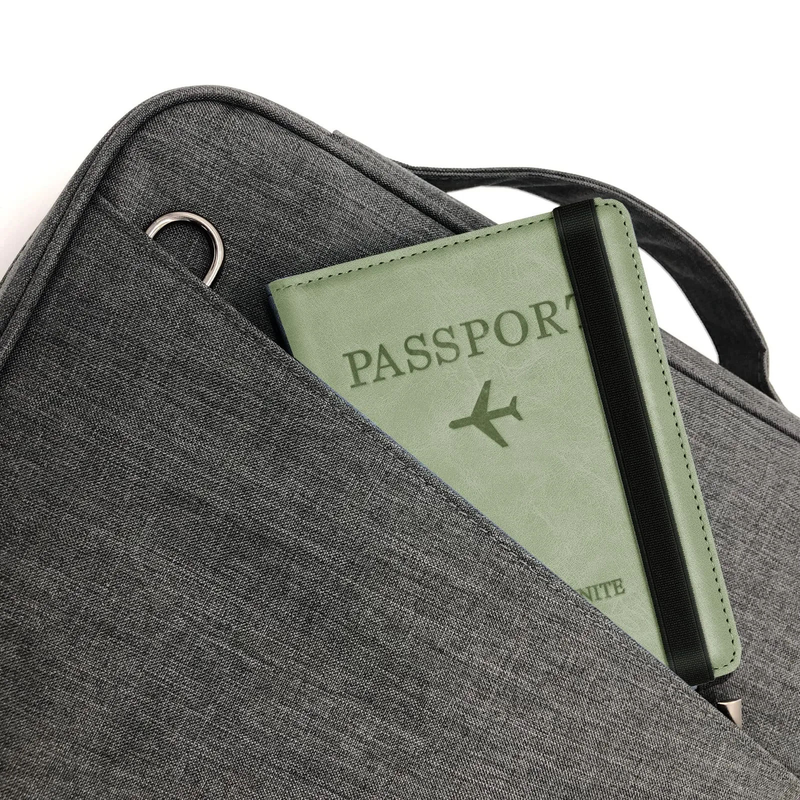 Toctax Custodia per Passaporto con Blocco RFID, Verde - immagine 7