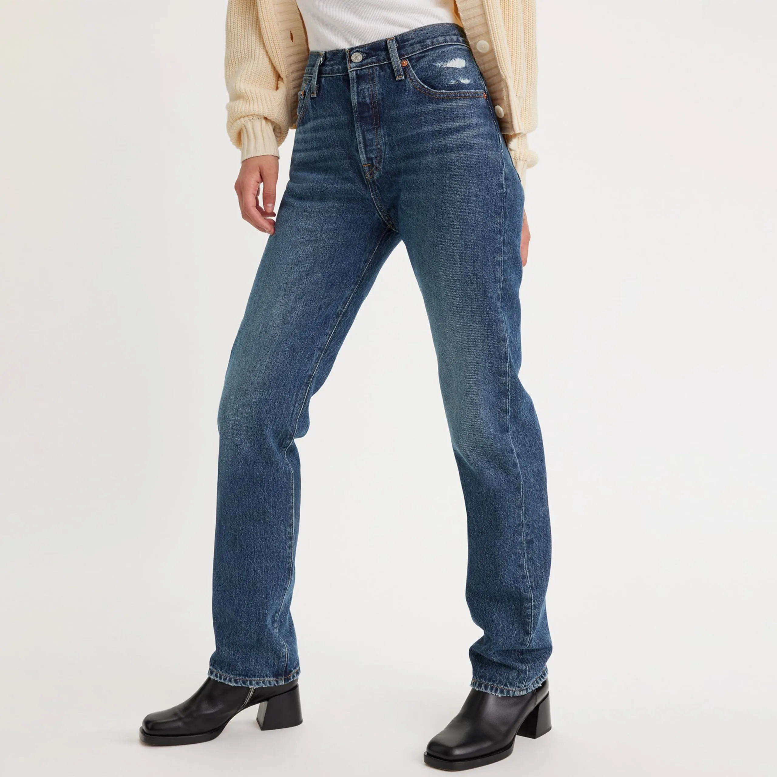 Levi's 501 Jeans for Women, Sunday Morning Sky, 24W / 32L - immagine 6