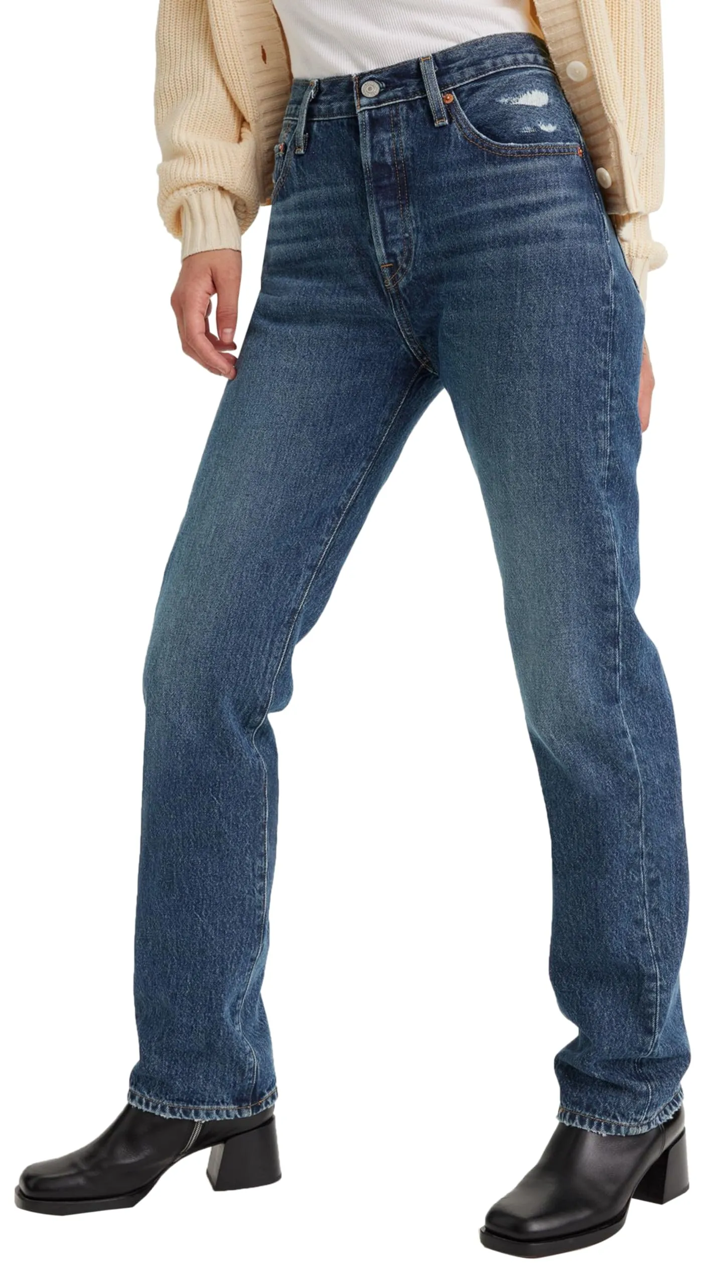 Levi's 501 Jeans for Women, Sunday Morning Sky, 24W / 32L - immagine 7