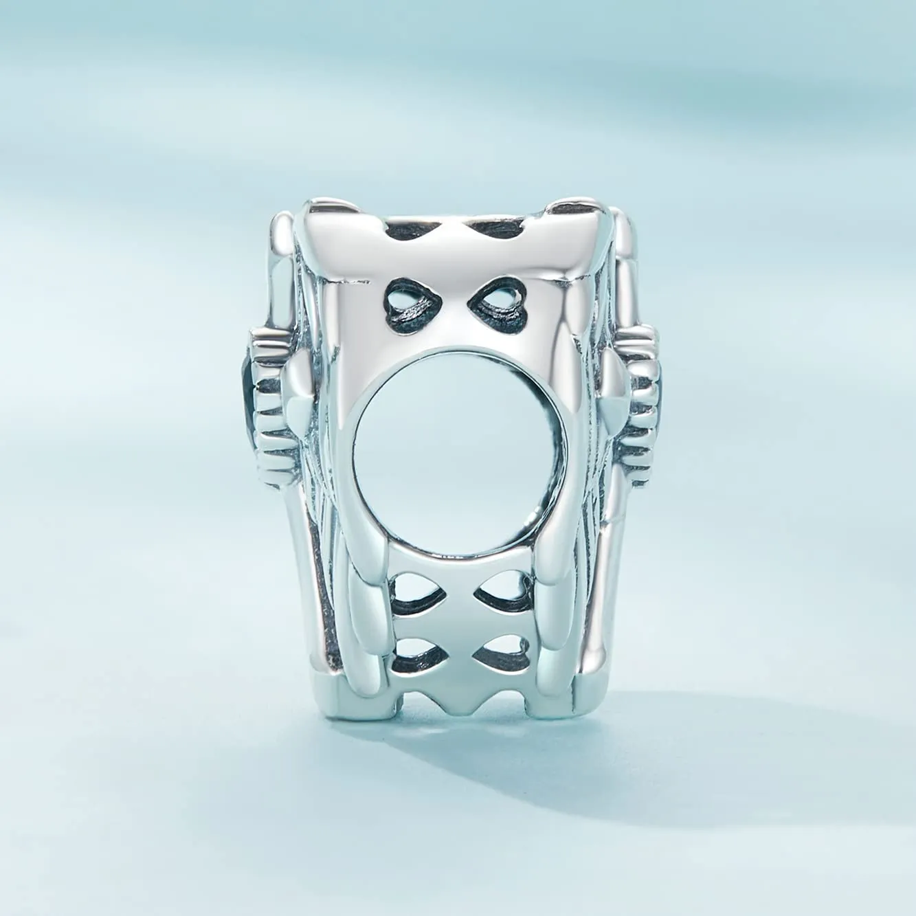 NINGAN Croce in Argento 925 con Zirconi Ciondolo Religioso Per Braccialetti e Collane - immagine 5
